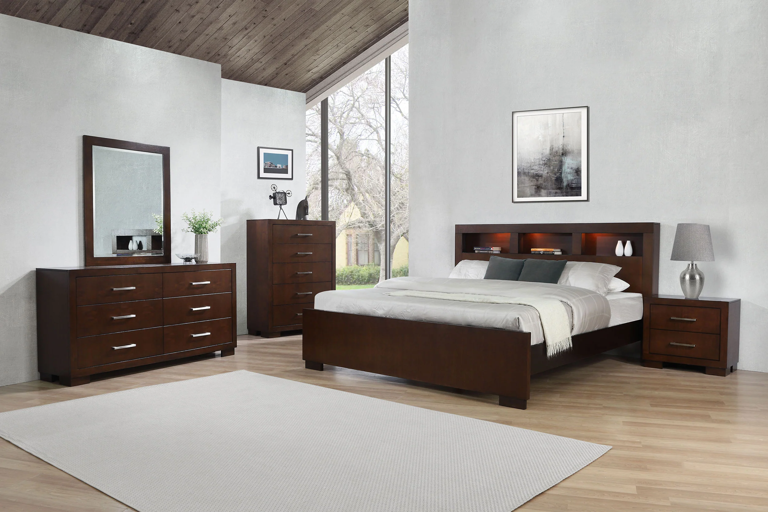 Jessica 6-Drawer Dresser in Cappuccino - Image 7