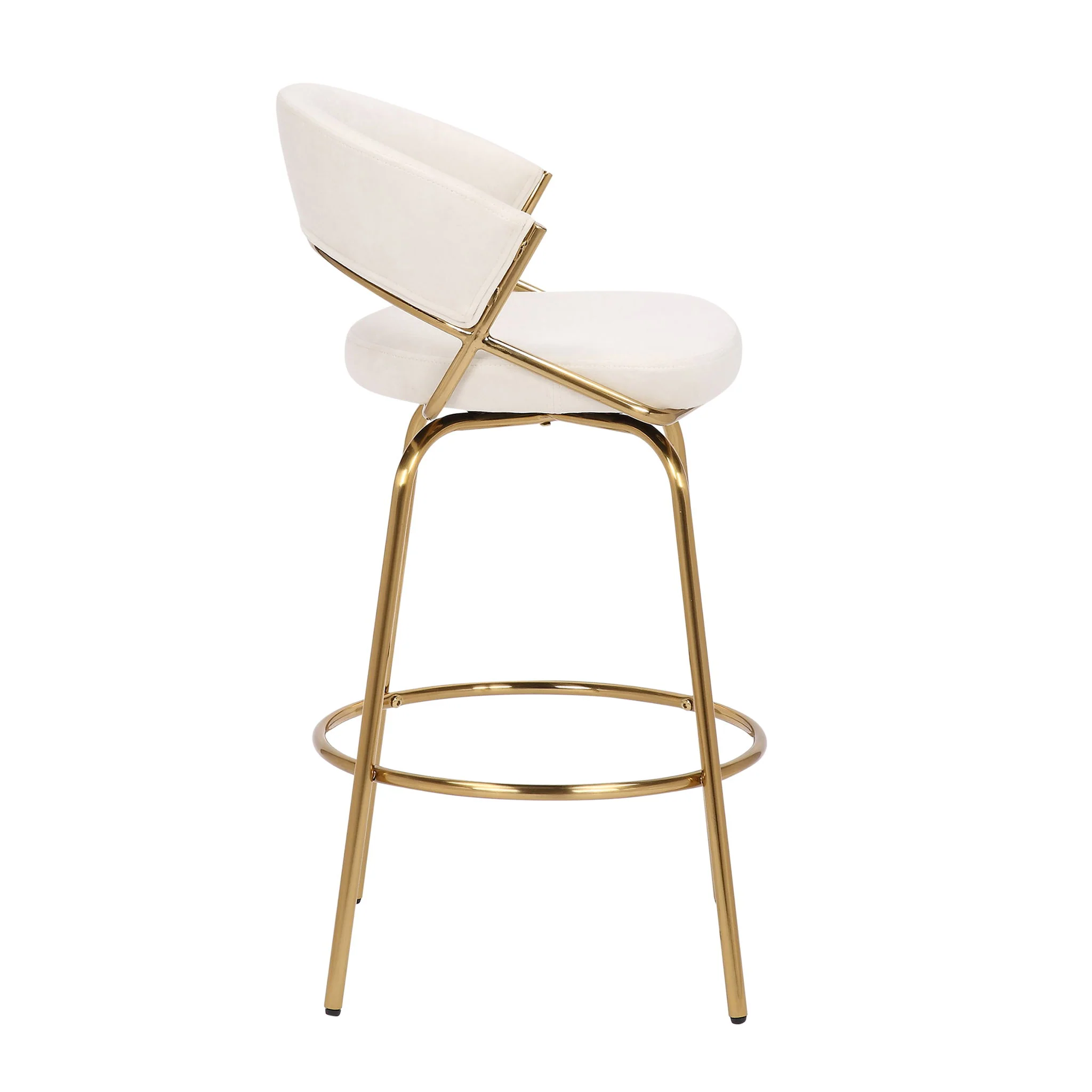 Jie - Glam Fixed Height Counter Stool (Set of 2) - Image 11