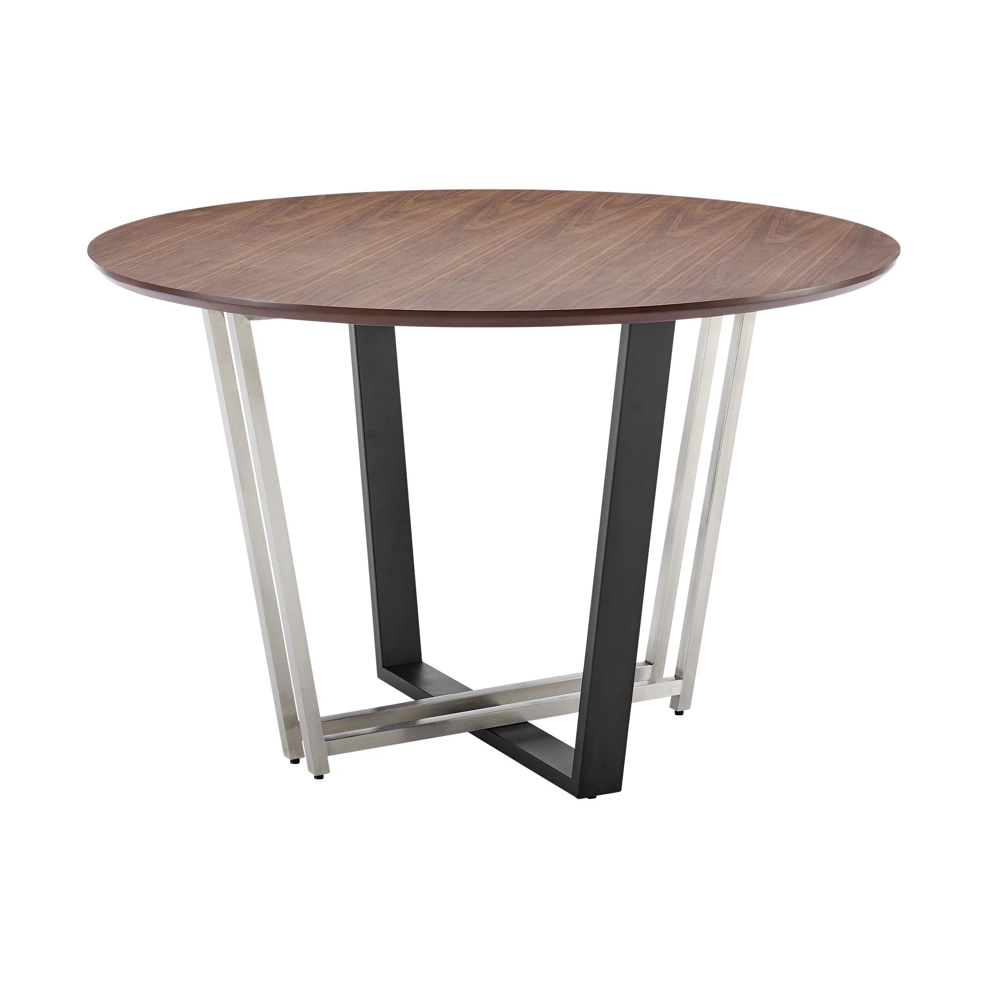 Joana Anastasia - Round Walnut Dining Table Set - Image 23