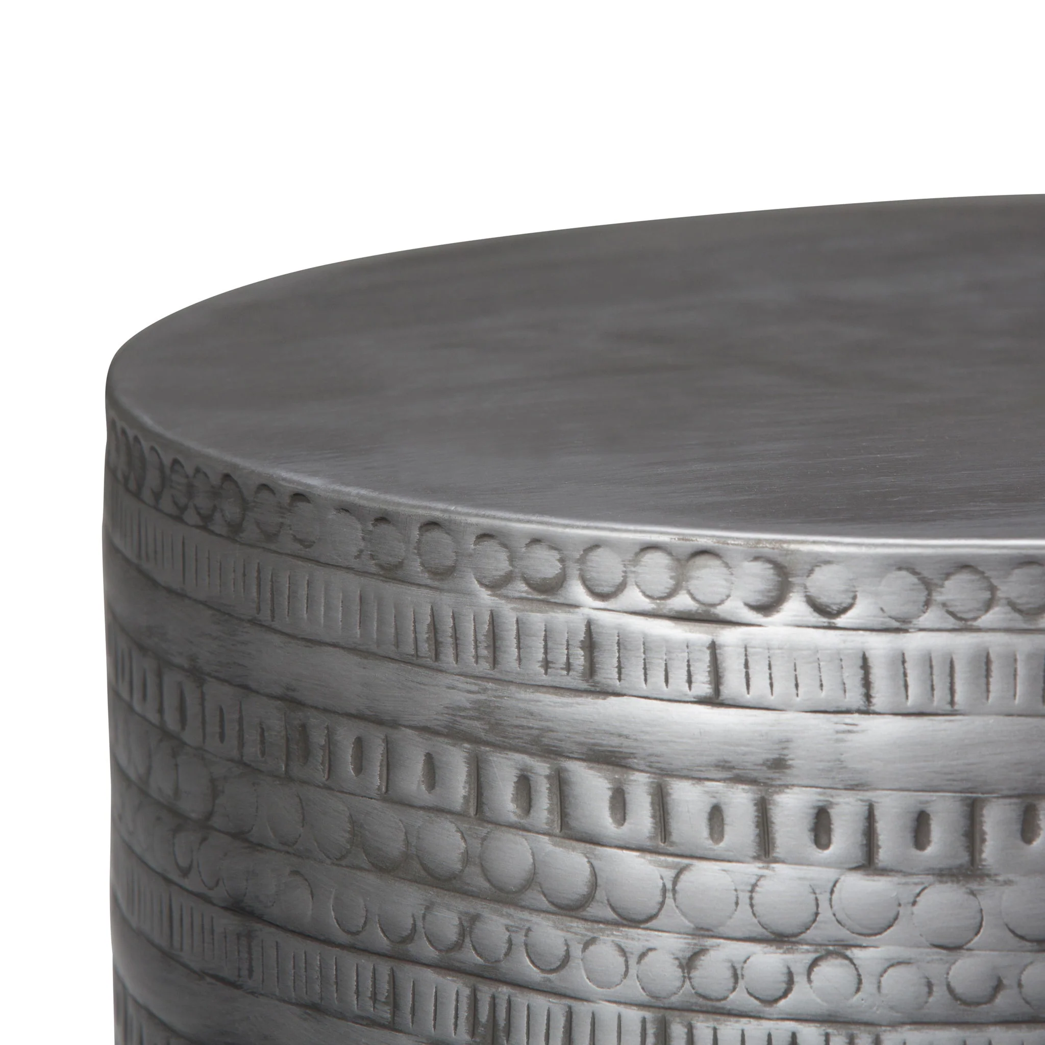 Johnsen - Handcrafted Large Metal Accent Table - Image 10