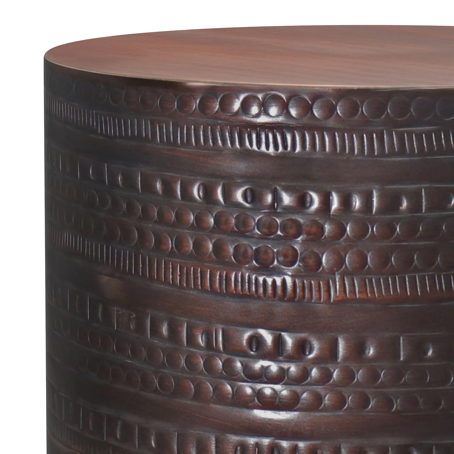 Johnsen - Handcrafted Large Metal Accent Table - Image 16