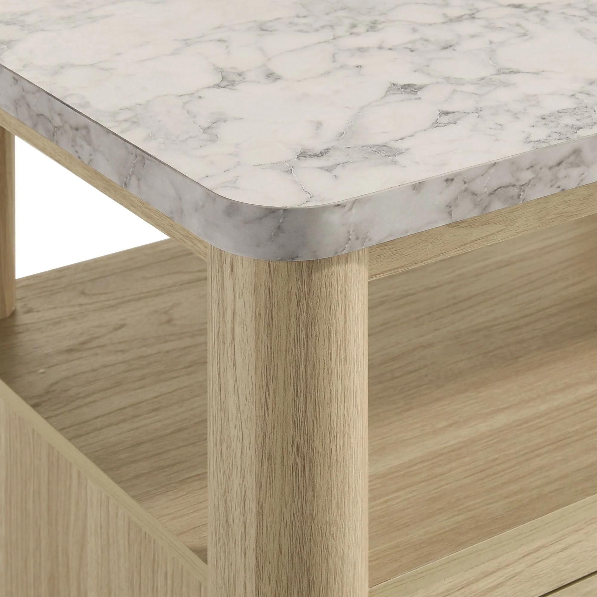 Jonas - Nightstand With USB - Natural - Image 7
