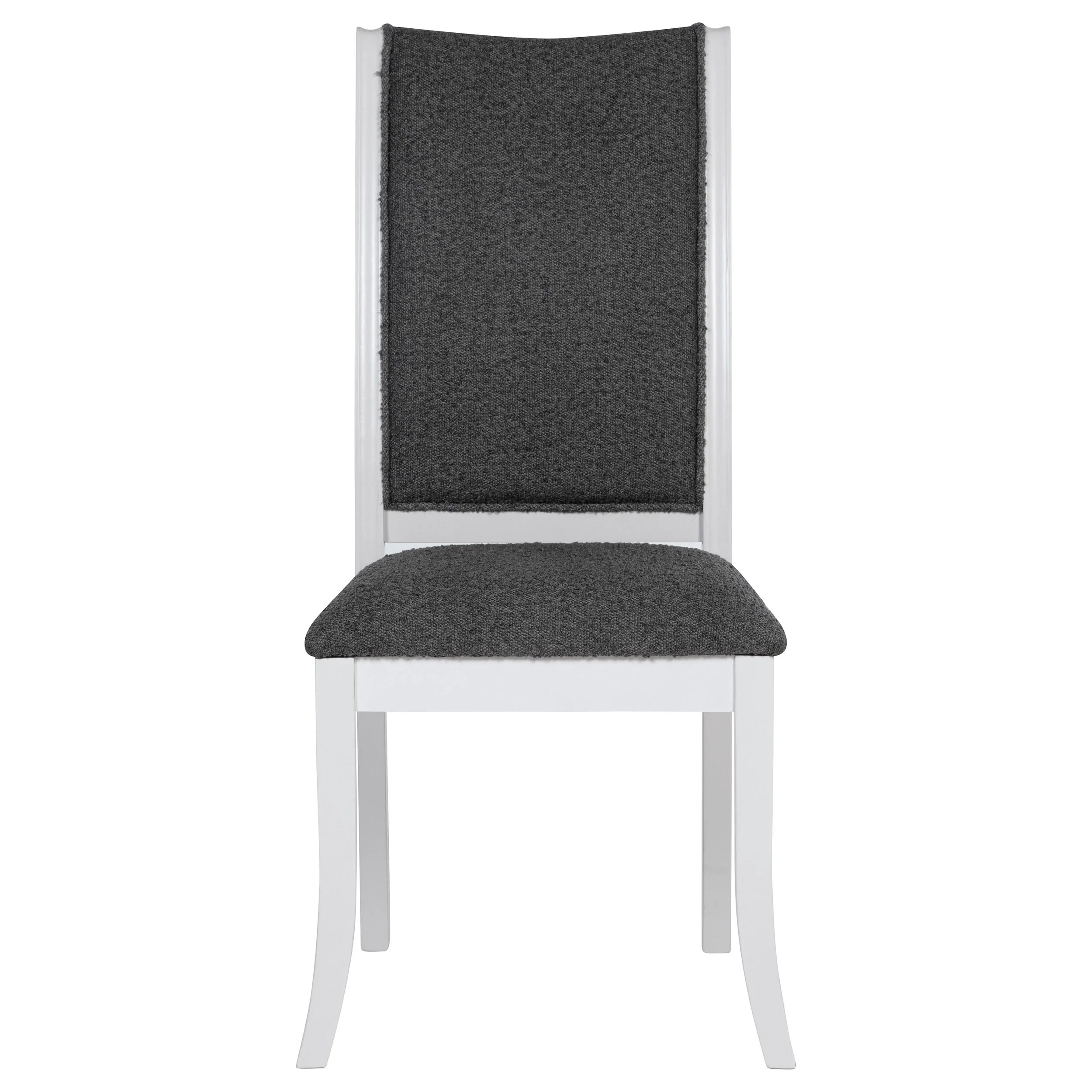 Judd Upholstered Dining Side Chair Pearl White Set of 2 - Image 4