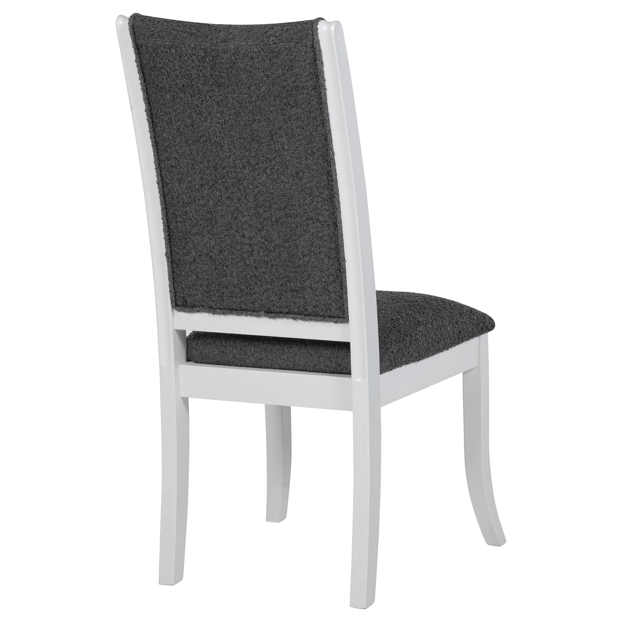 Judd Upholstered Dining Side Chair Pearl White Set of 2 - Image 7
