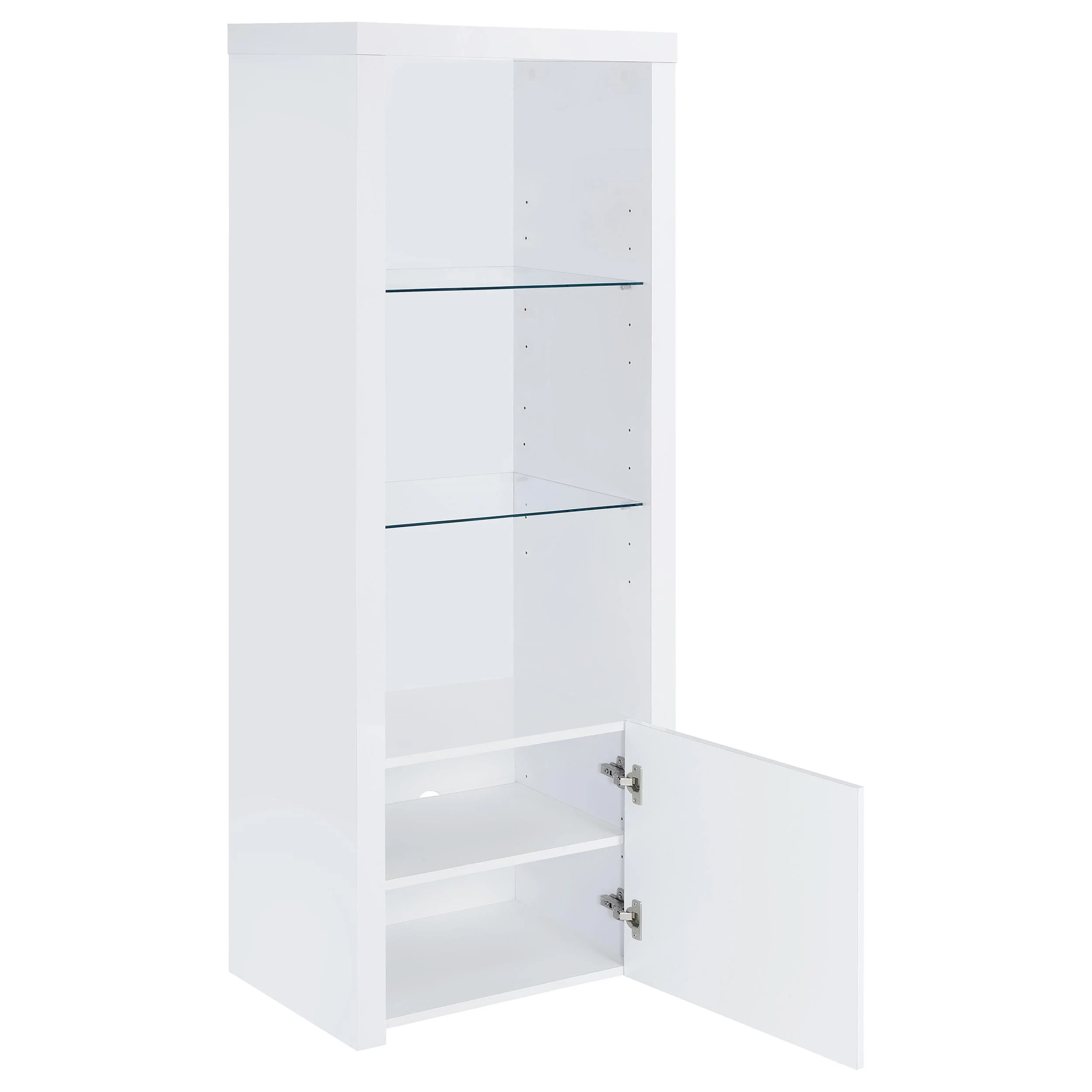 Jude 3-Piece 71-Inch TV Entertainment Center White High Gloss - Image 10