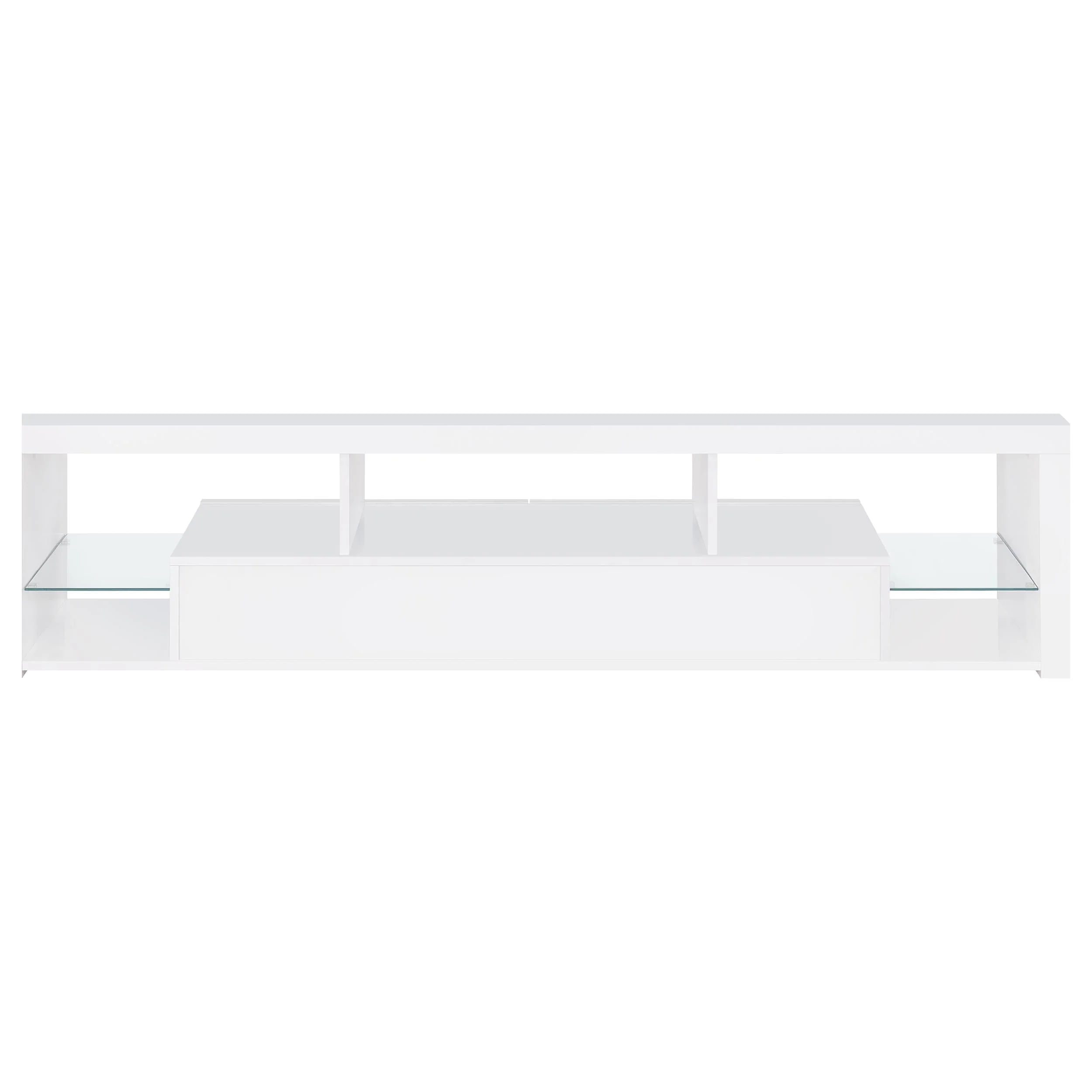 Jude 3-Piece 71-Inch TV Entertainment Center White High Gloss - Image 8