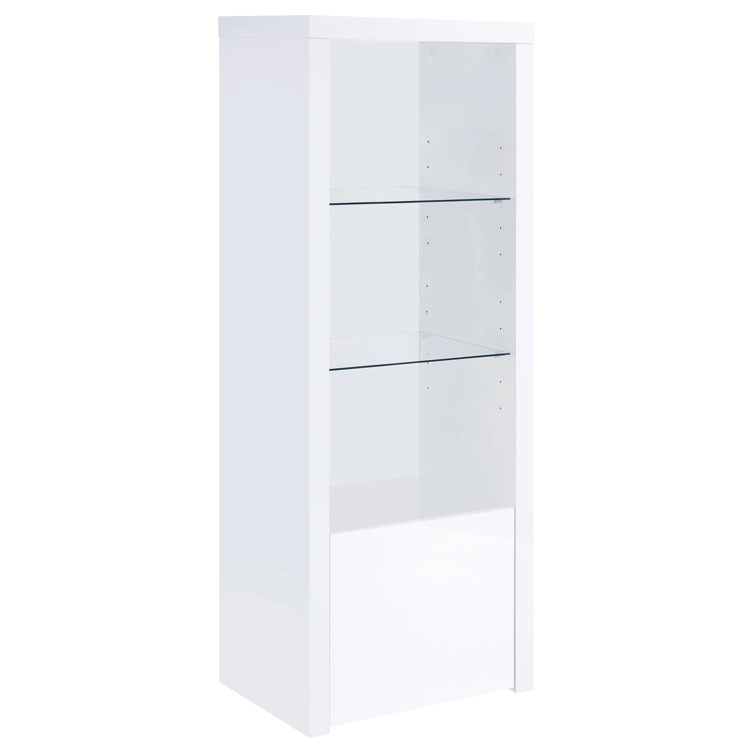 Jude 3-Piece 71-Inch TV Entertainment Center White High Gloss - Image 9