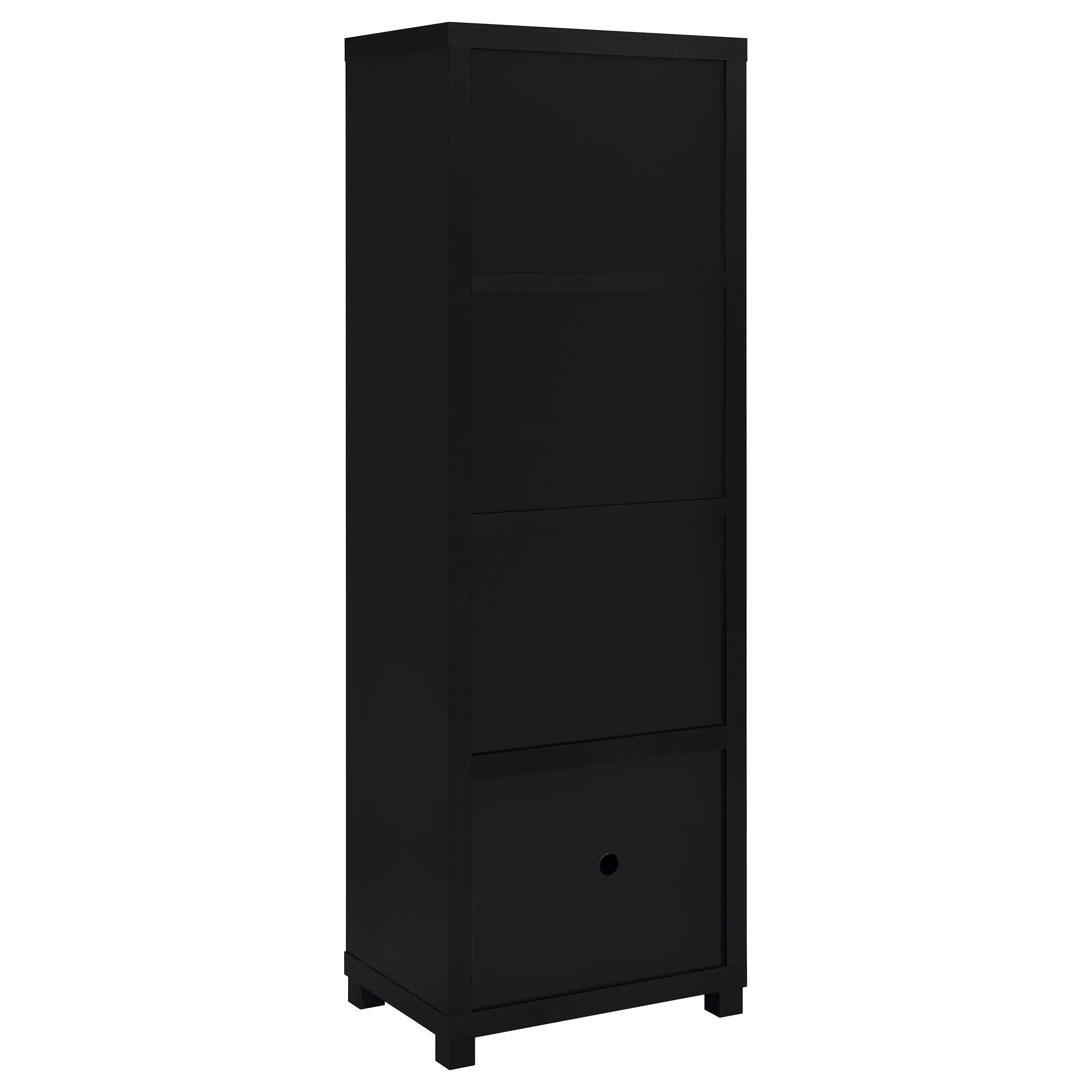 Jupiter 3-Piece Entertainment Center 79-inch TV Stand Black - Image 9