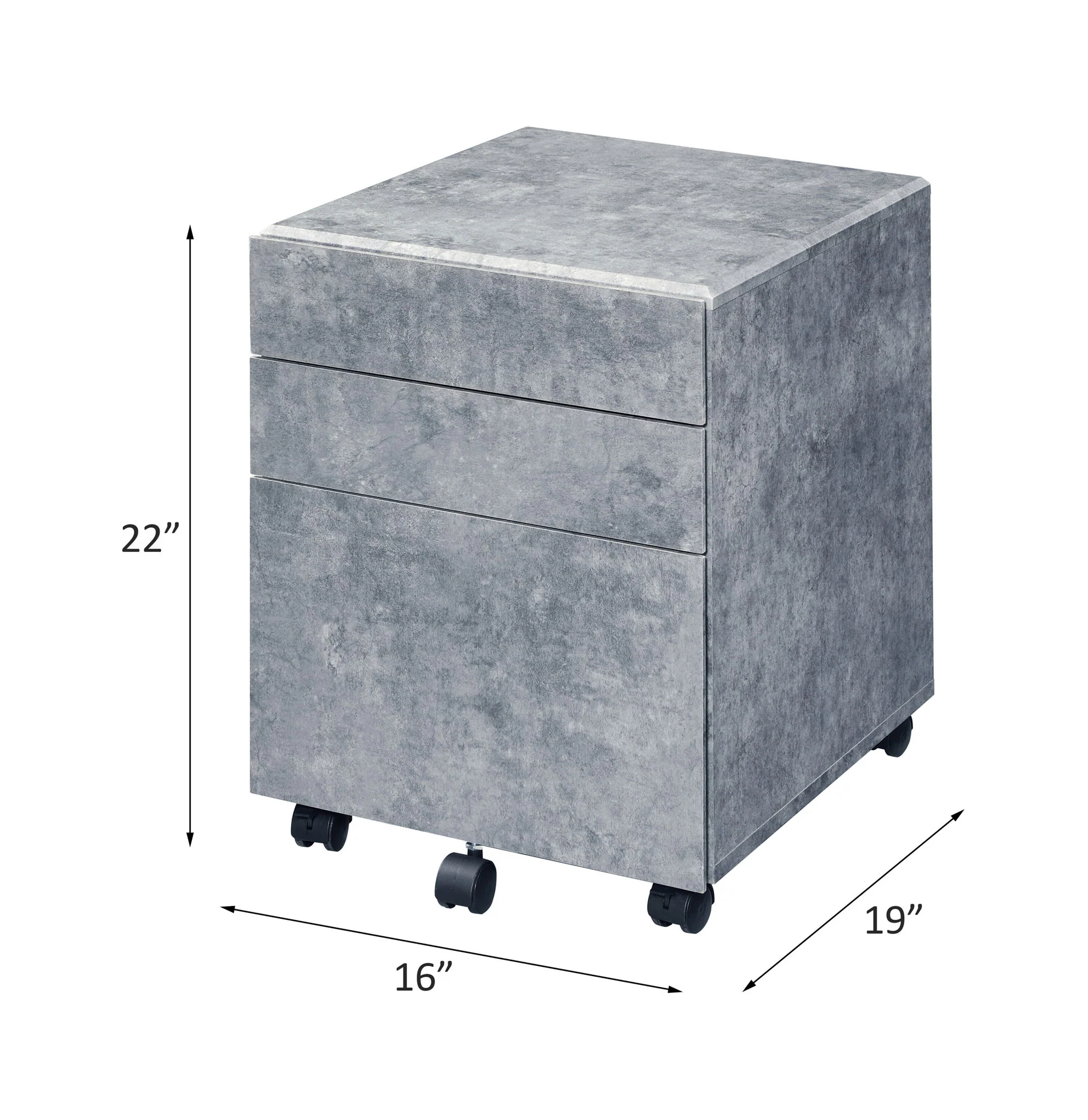 Jurgen - File Cabinet - Gray - Image 3