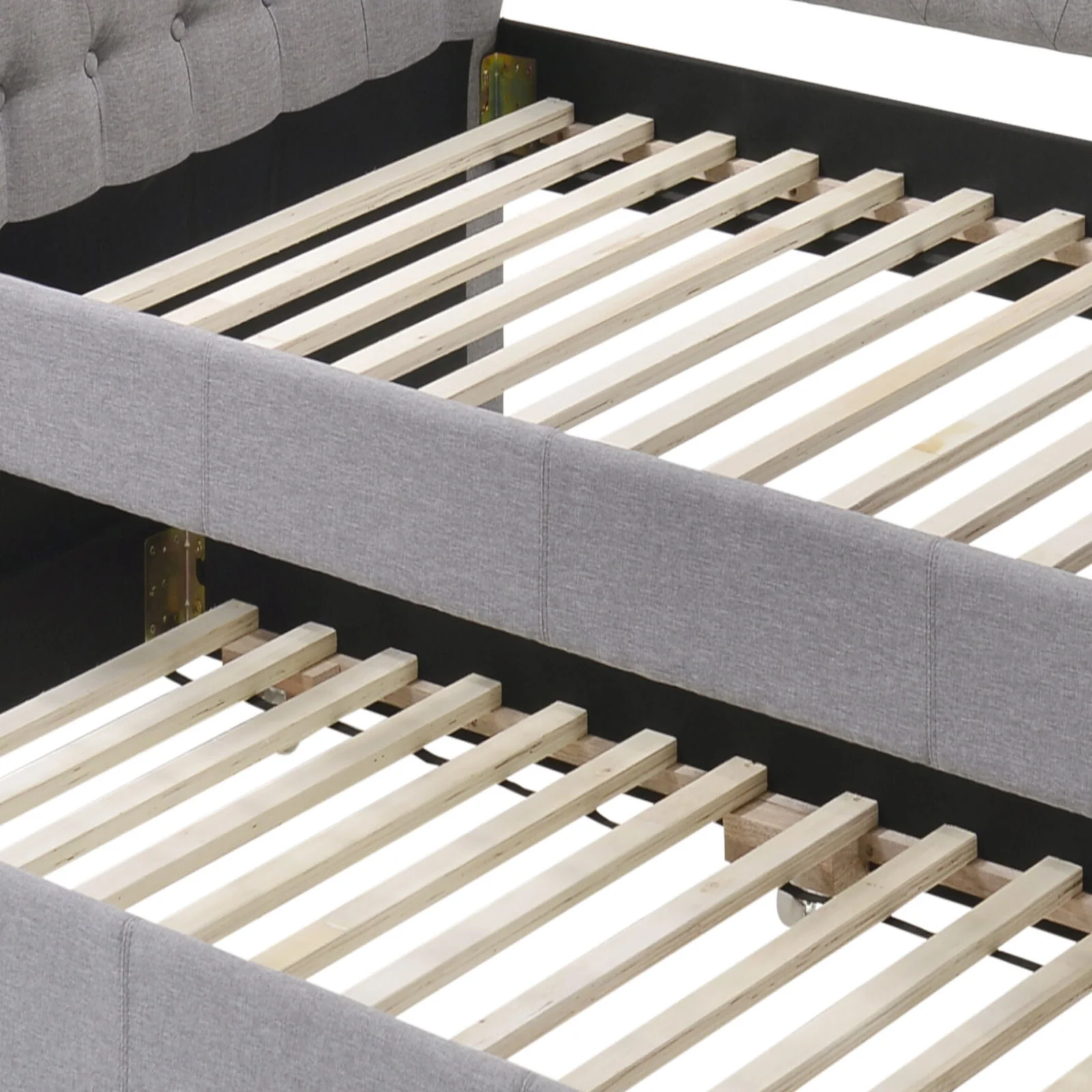 Justice - Twin Daybed With Trundle - Smoke Gray - Image 3