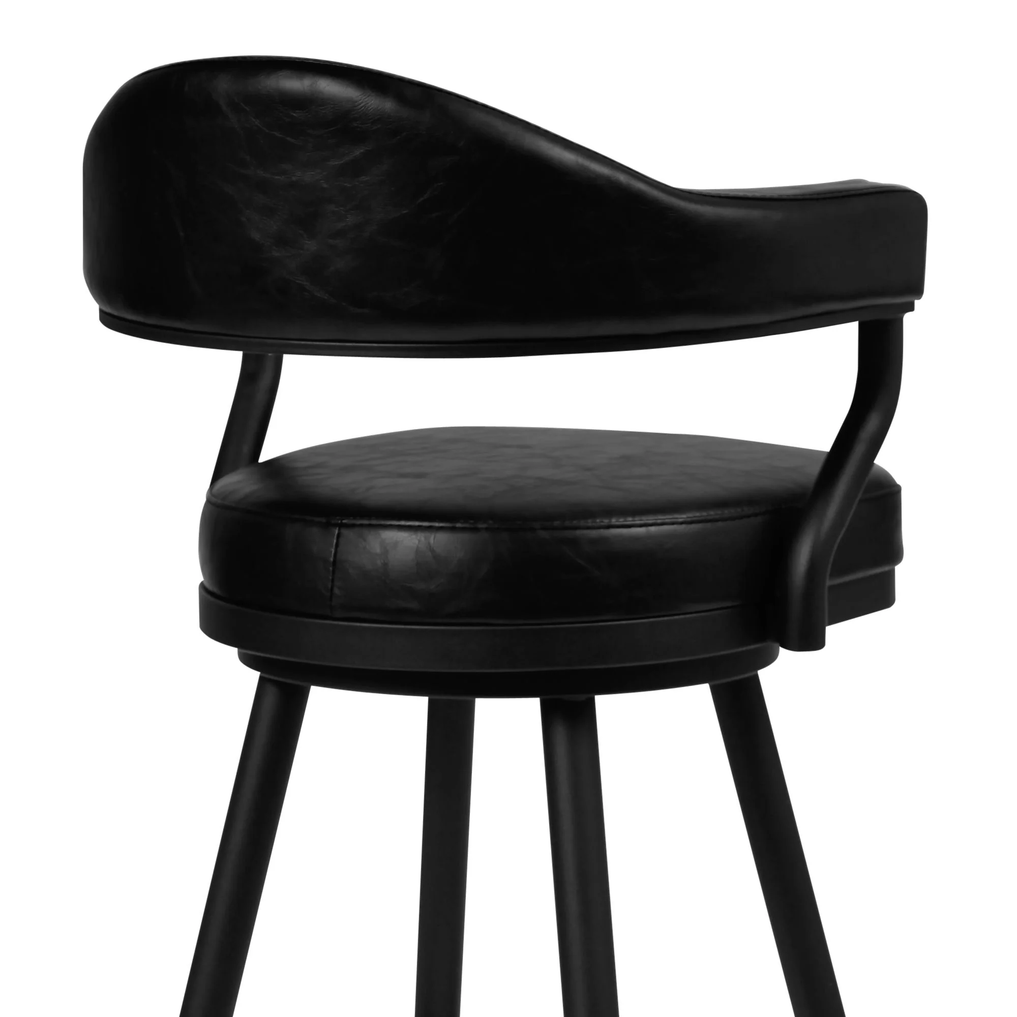 Justin - Swivel Vintage Bar Stool With Metal Legs - Image 20