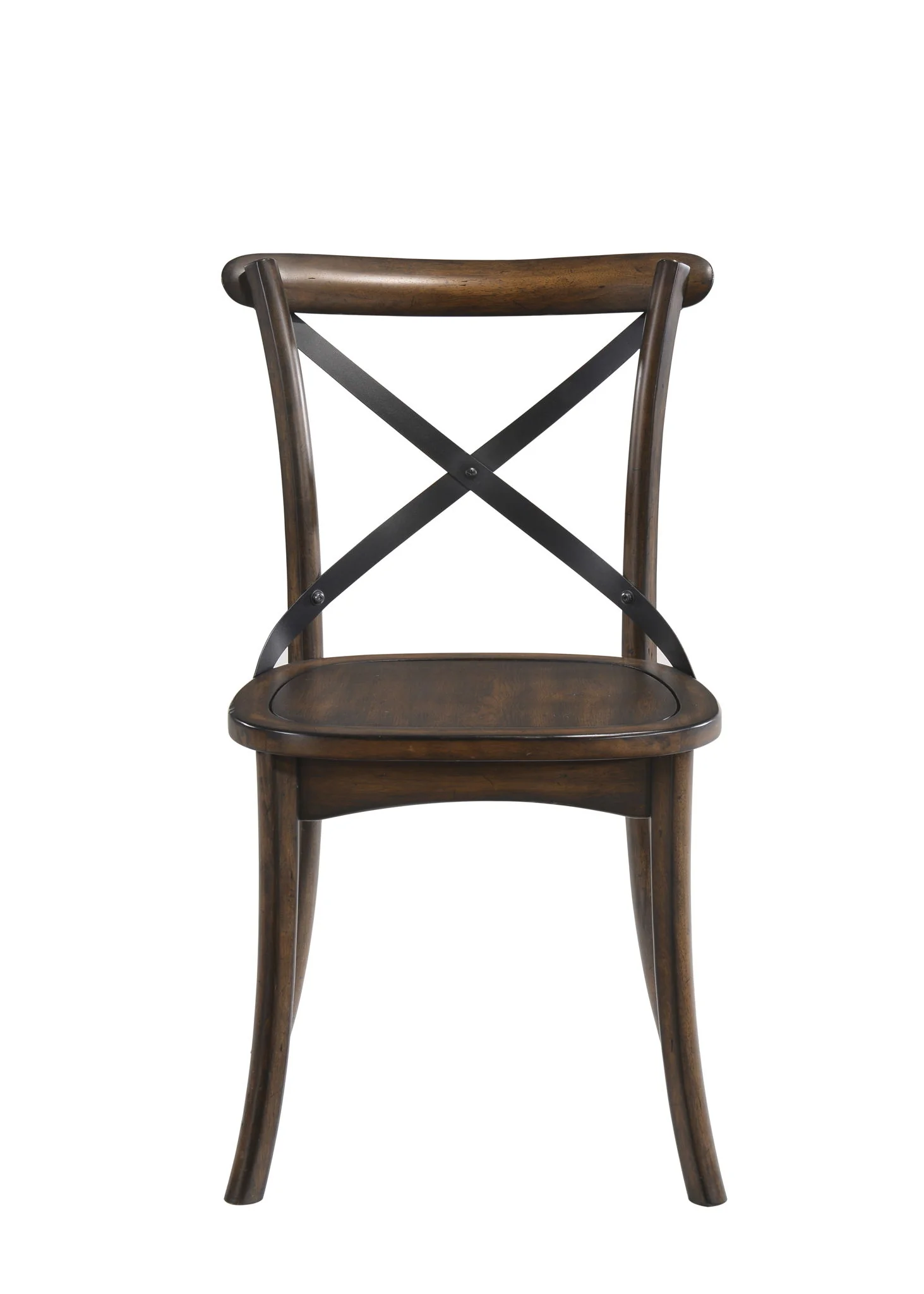 Kaelyn - Metal Side Chair (Set of 2) - Dark Oak - Image 3