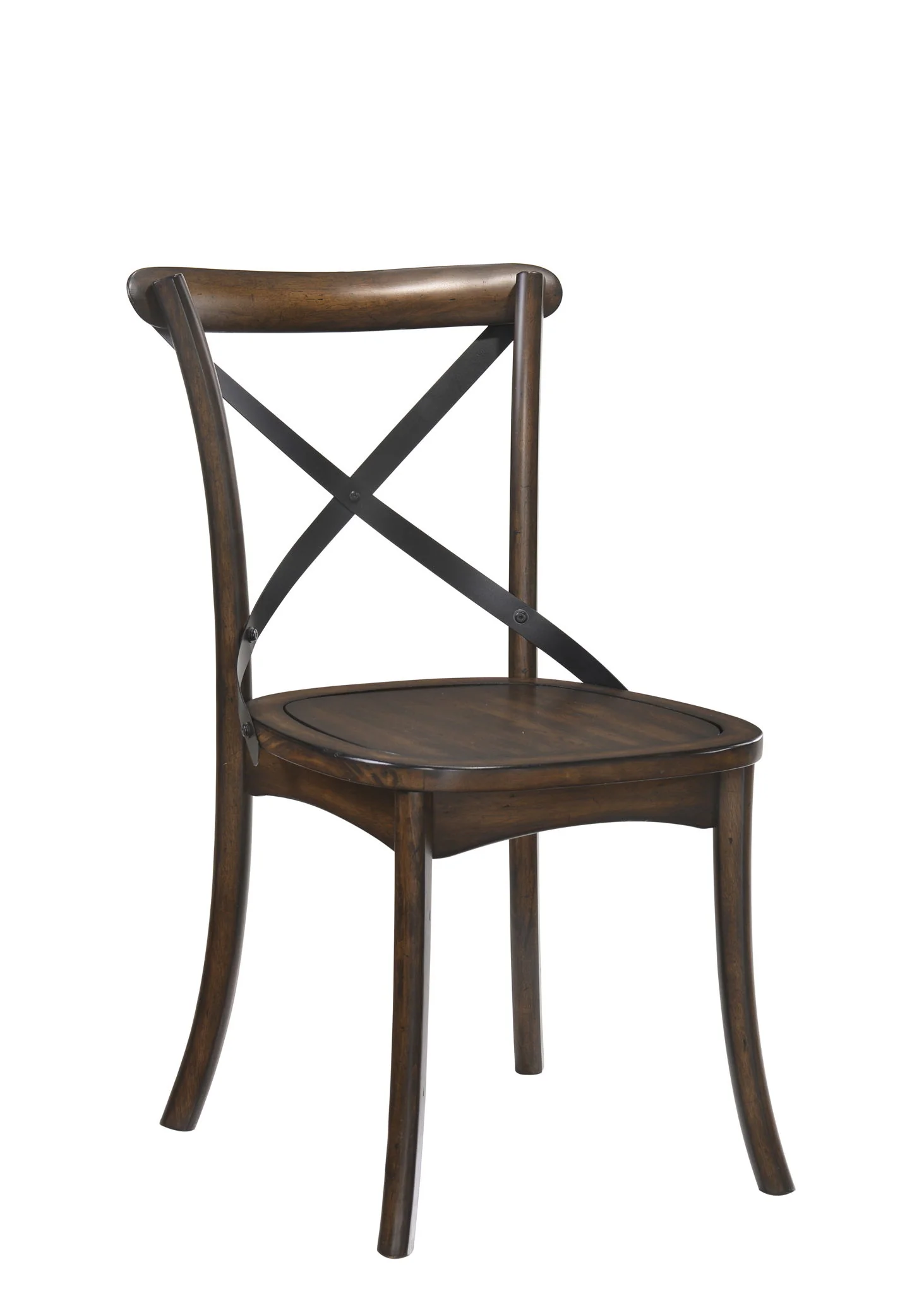 Kaelyn - Metal Side Chair (Set of 2) - Dark Oak - Image 5