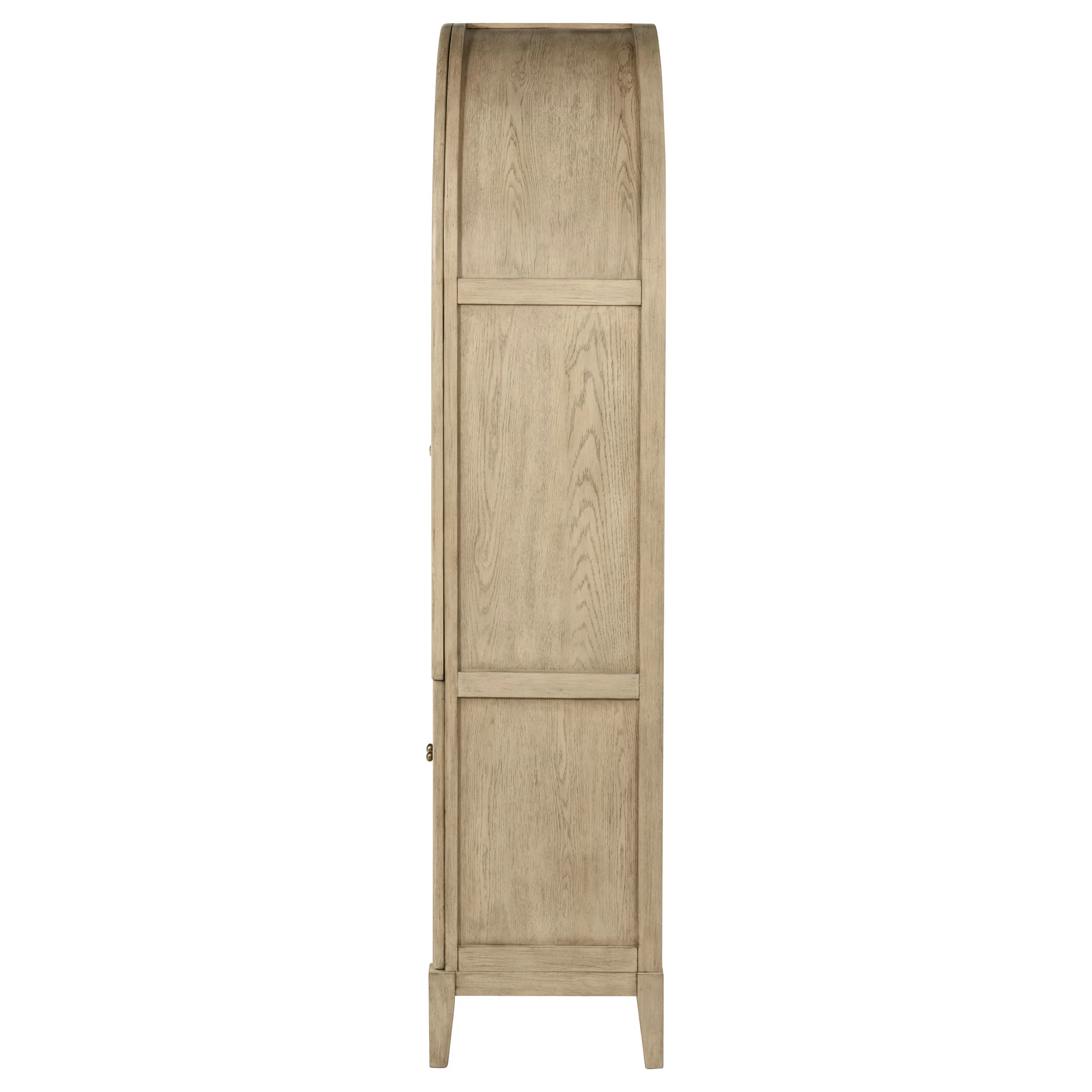 Kailani 4-Door Cane Dining Vitrine Cabinet - Beige Oak - Image 6