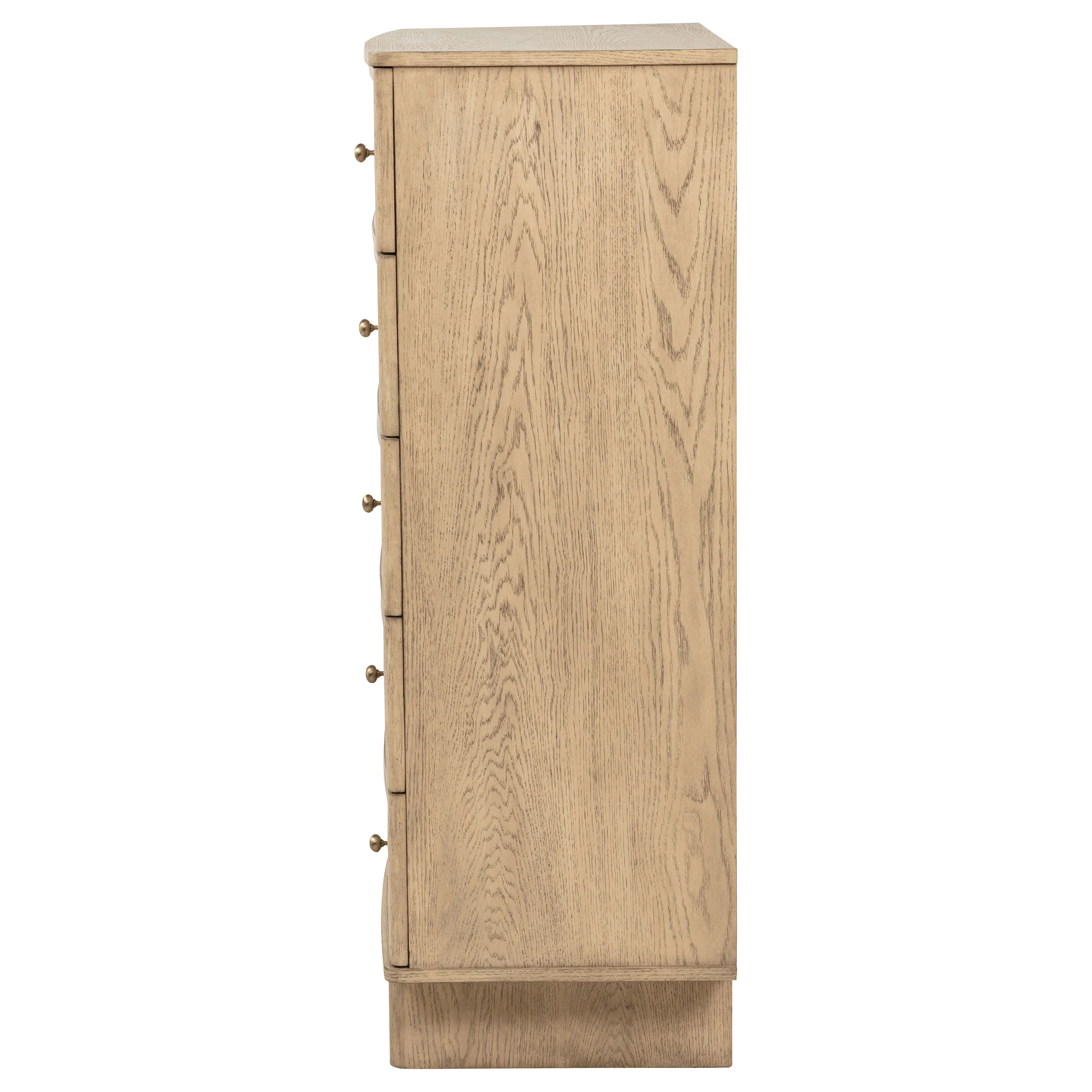 Kailani 5-Drawer Chest of Drawers - Beige Oak - Image 2