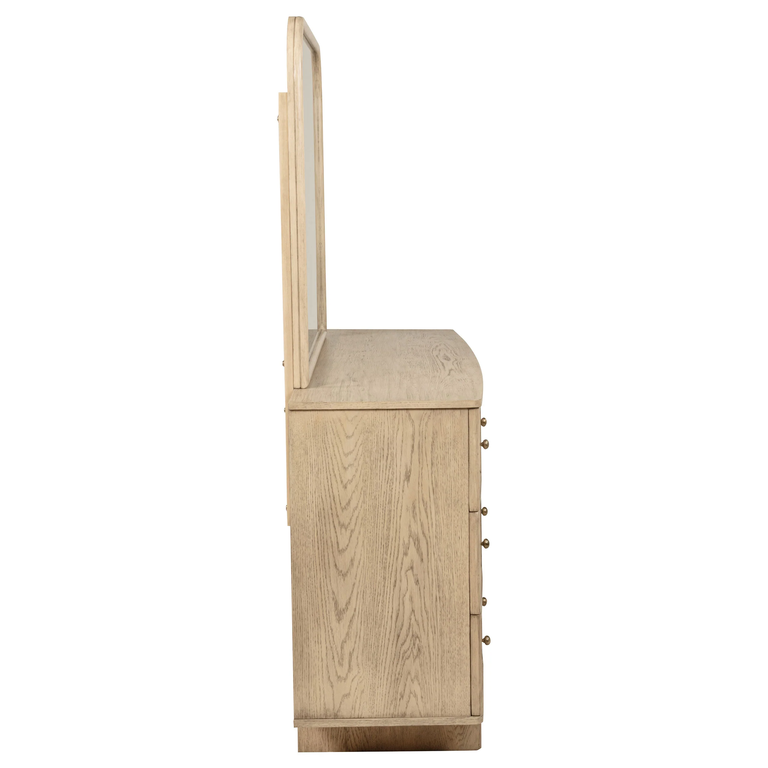 Kailani 9-Drawer Dresser and Mirror in Beige Oak - Image 6