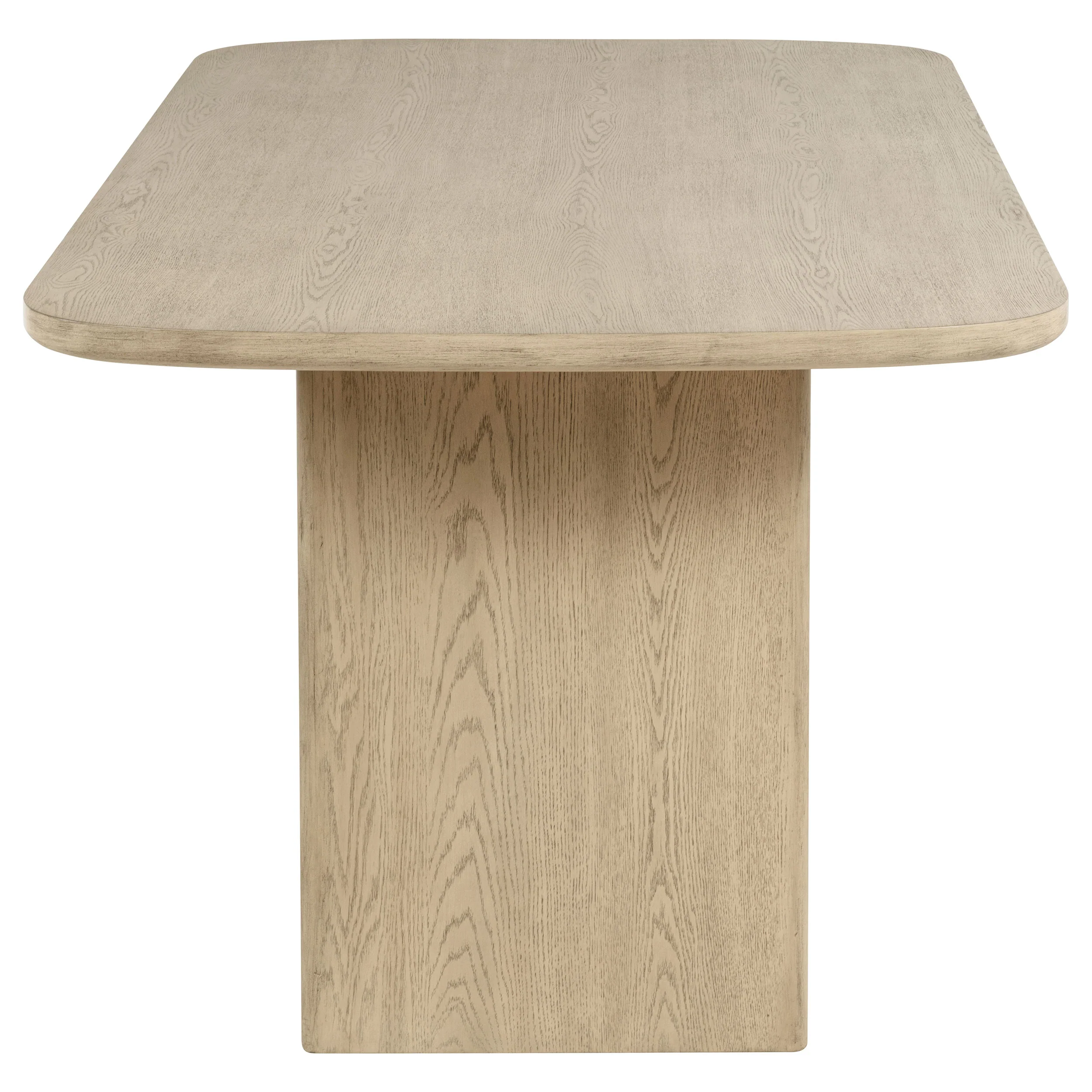 Kailani Cane Counter Height Storage Dining Table - Beige Oak - Image 7