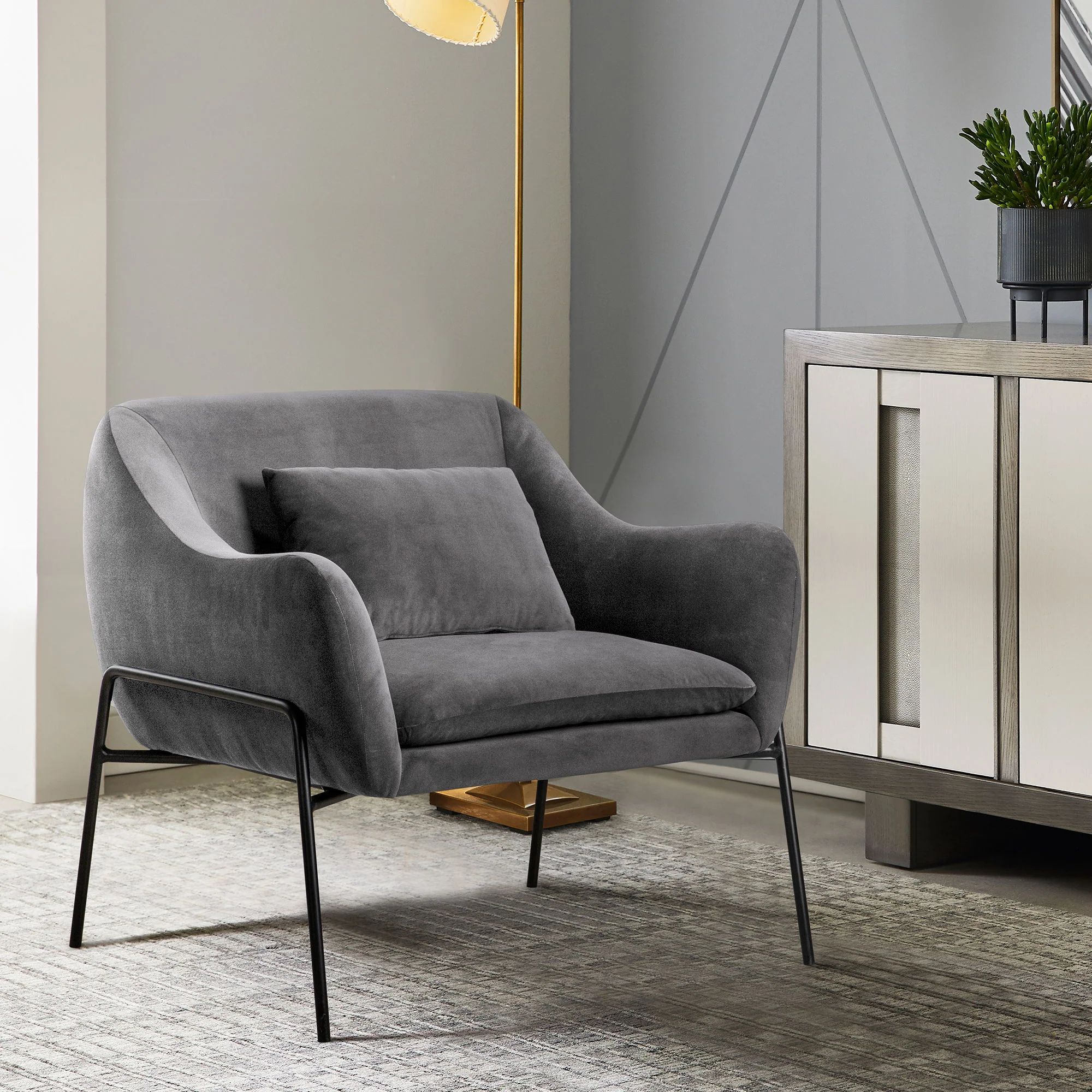 Karen - Modern Accent Chair - Image 3