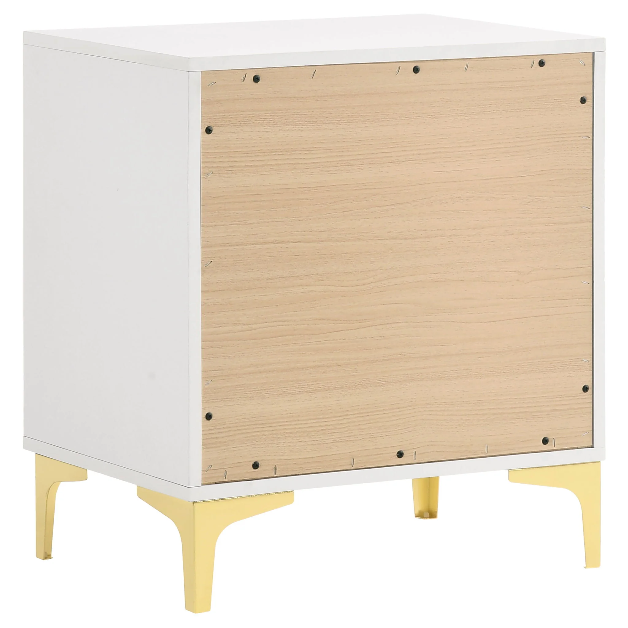 Karena - 2 Drawer Rectangular Nightstand - White - Image 8