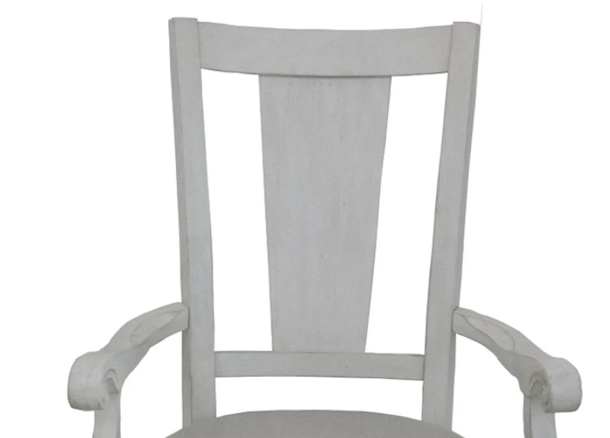 Katia - Arm Chair (Set of 2) - Light Gray / White - Image 5