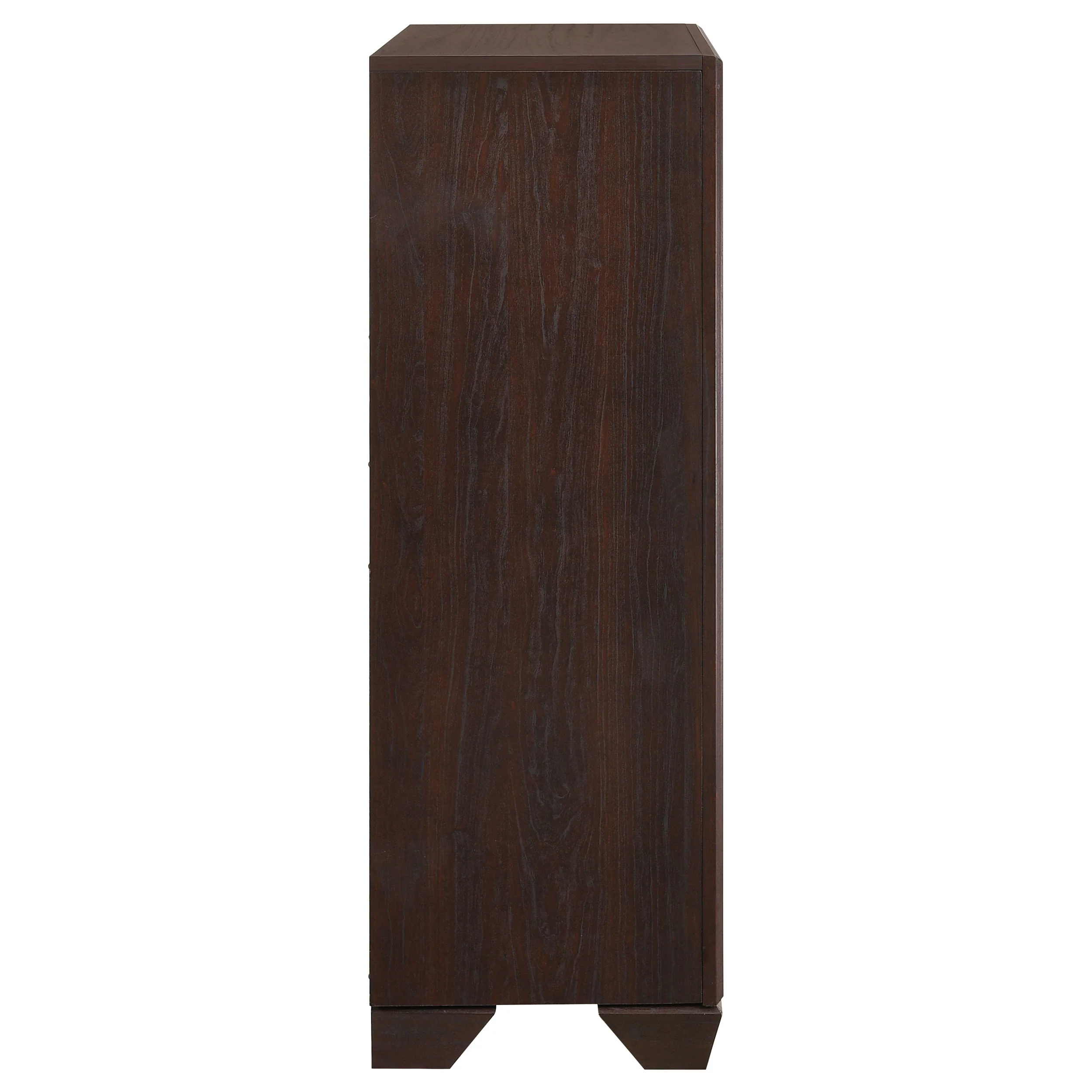 Kauffman 5-Drawer Bedroom Chest Dark Cocoa - Image 6