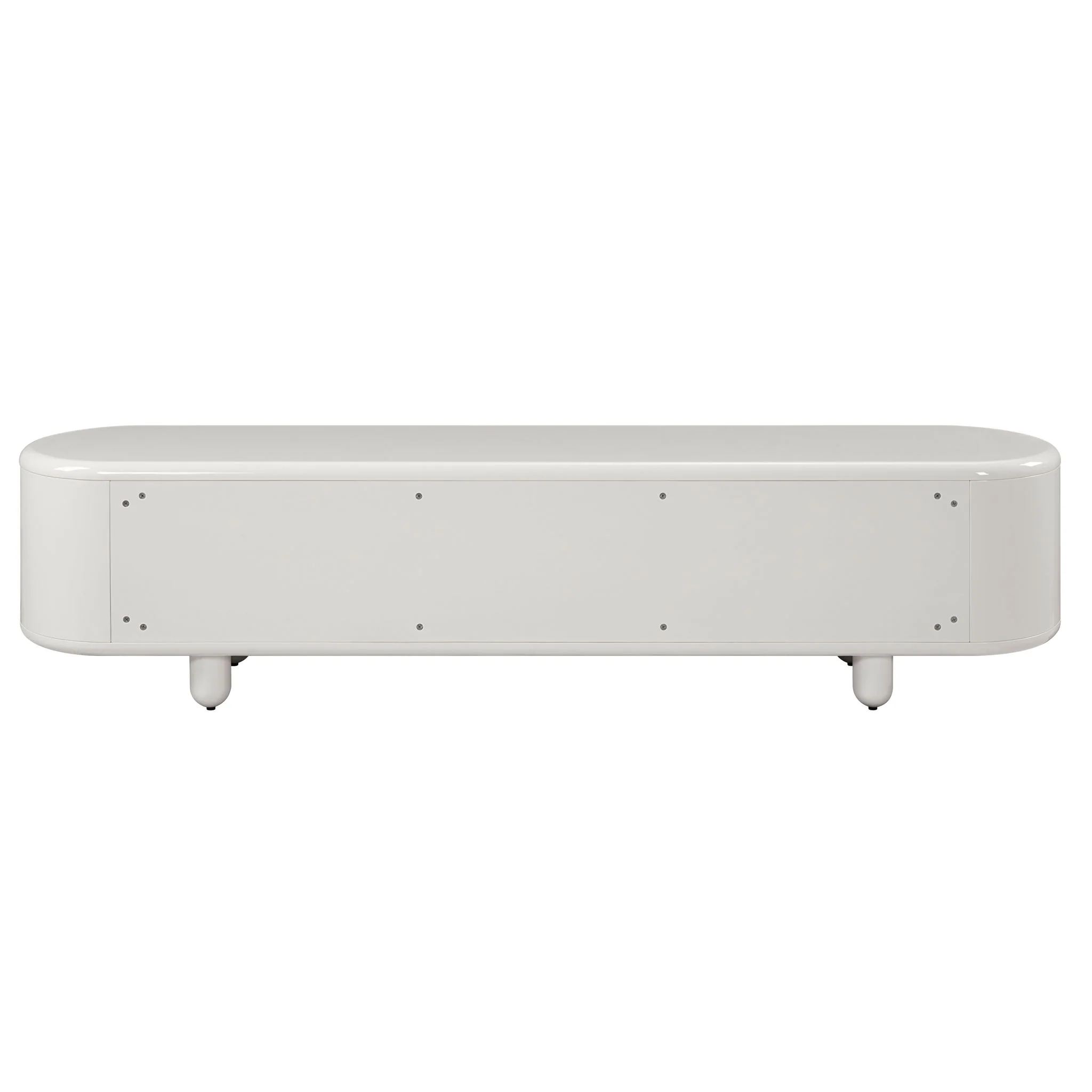 Keely - TV Stand - Gloss White - Image 3