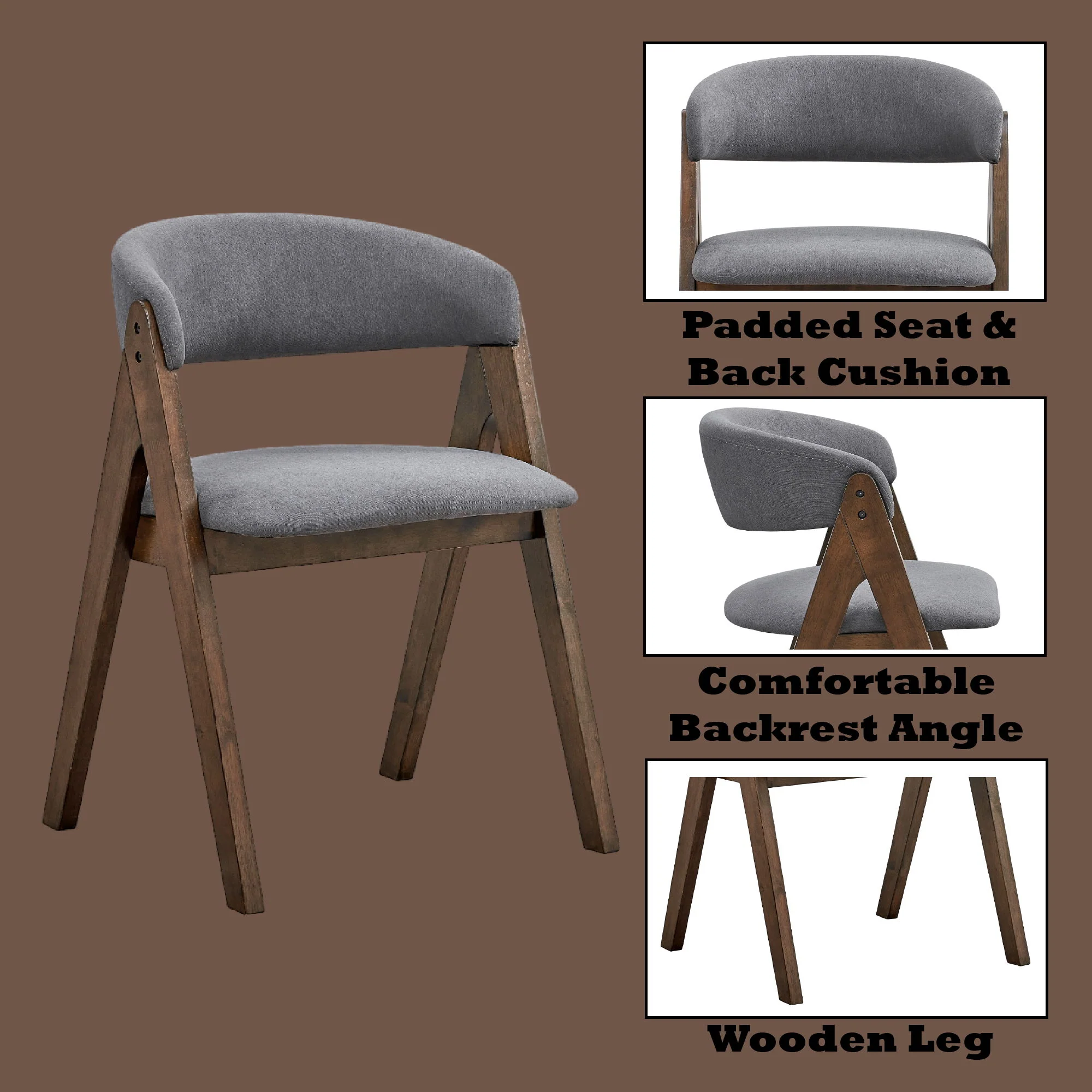 Keiki - Side Chair (Set of 2) - Gray - Image 3