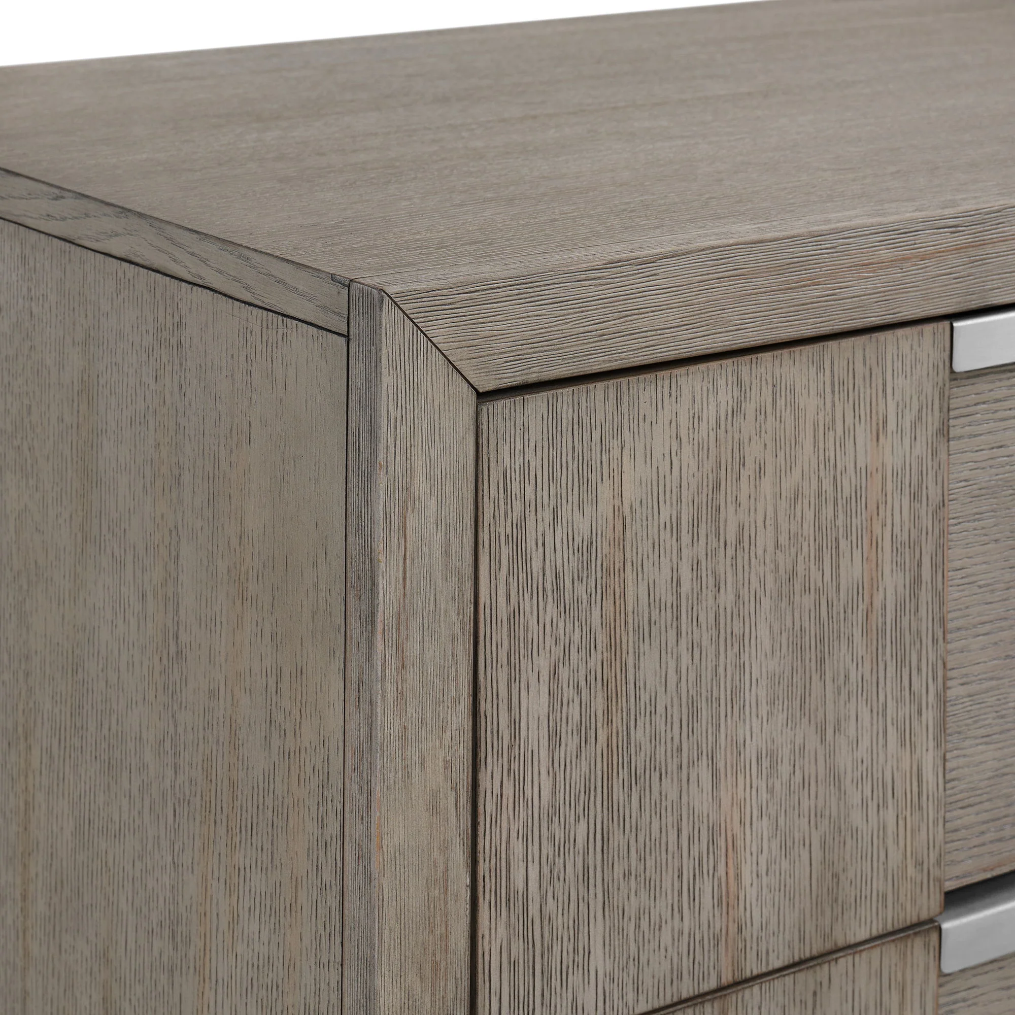 Kelis - 4 Piece Bedroom Set With Queen Panel Bed And LED - Gray - Image 5