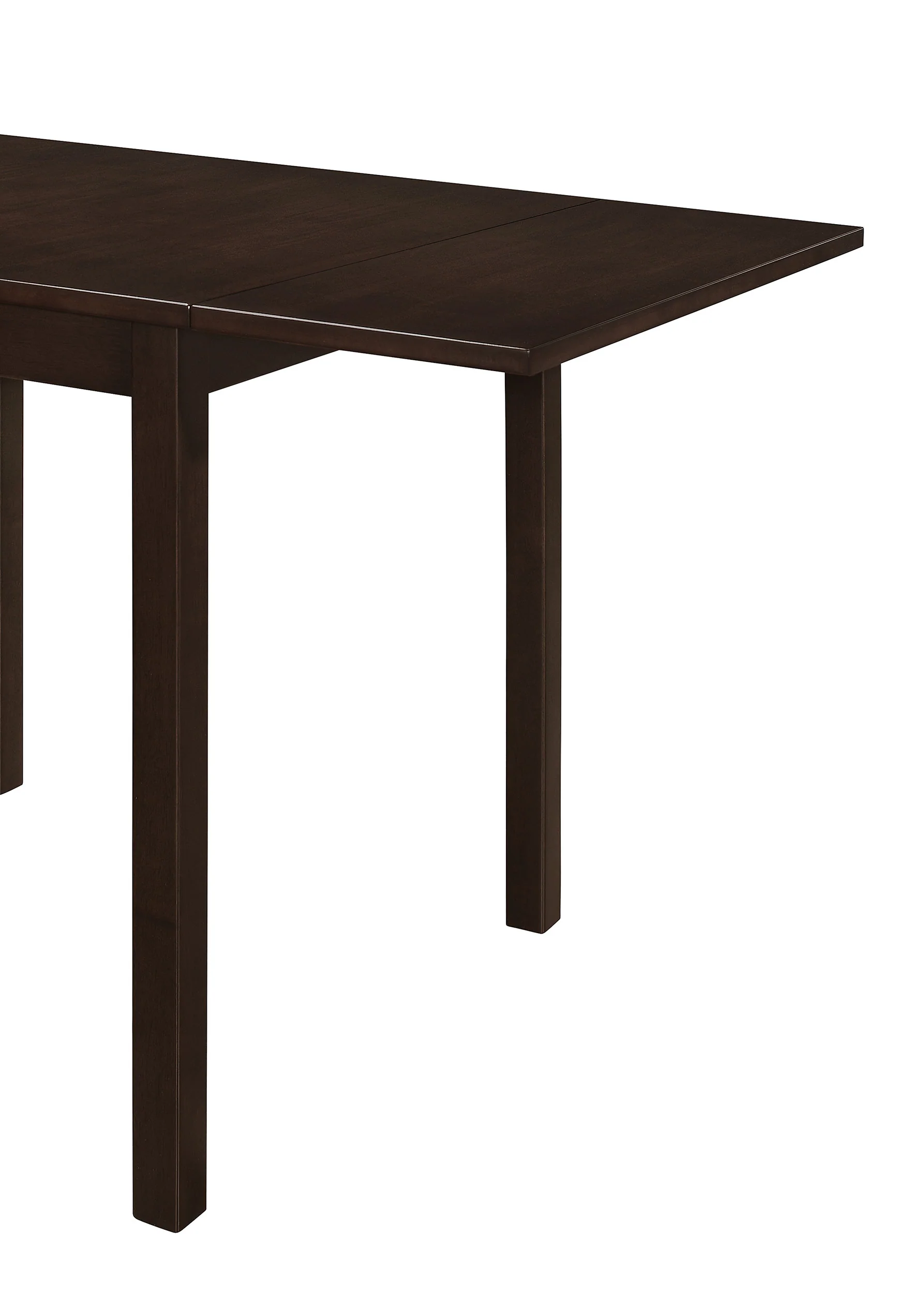 Kelso 3-Piece Drop Leaf Dining Table Set Cappuccino - Image 11