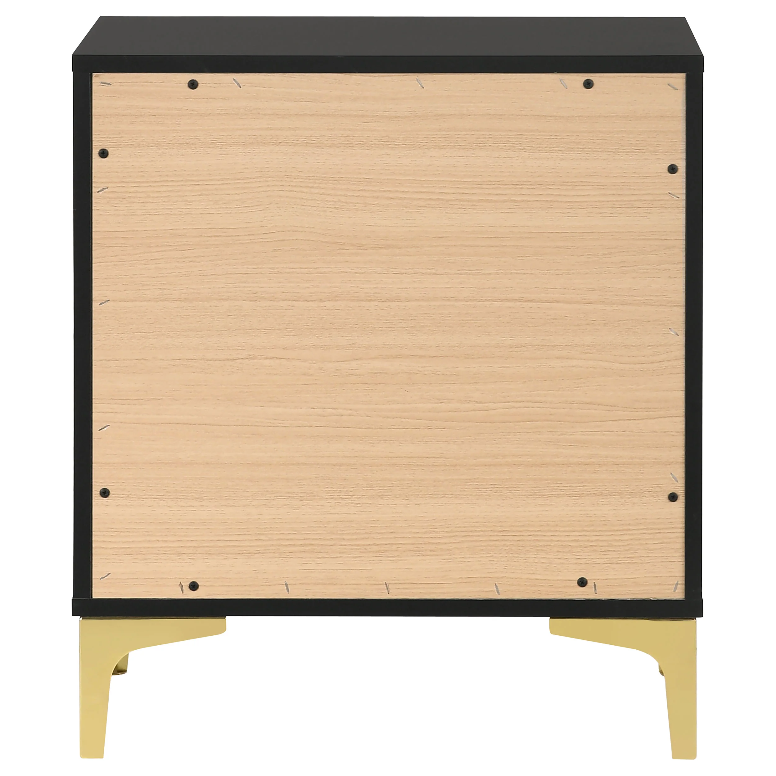 Kendall 2-Drawer Nightstand - Black - Image 7