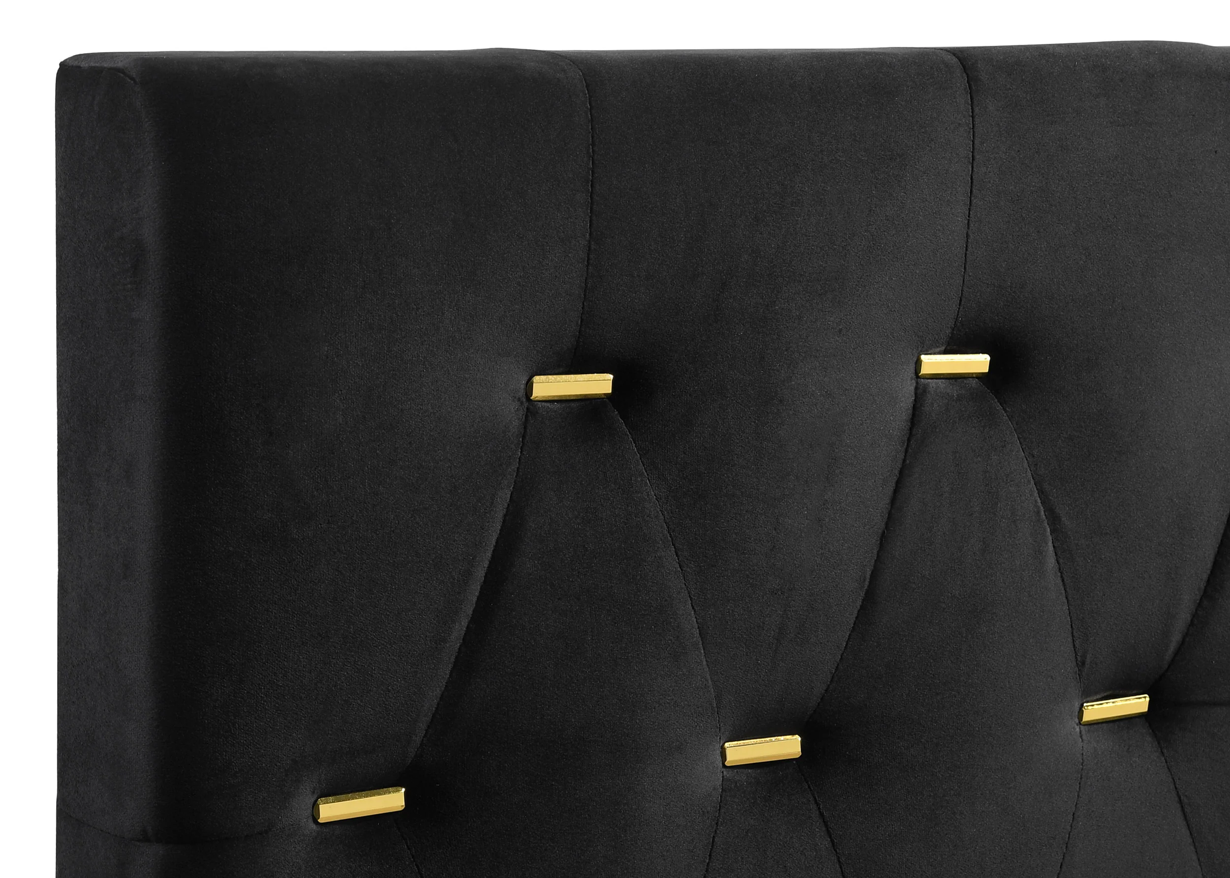 Kendall Upholstered Eastern King Panel Bed Black - Image 7