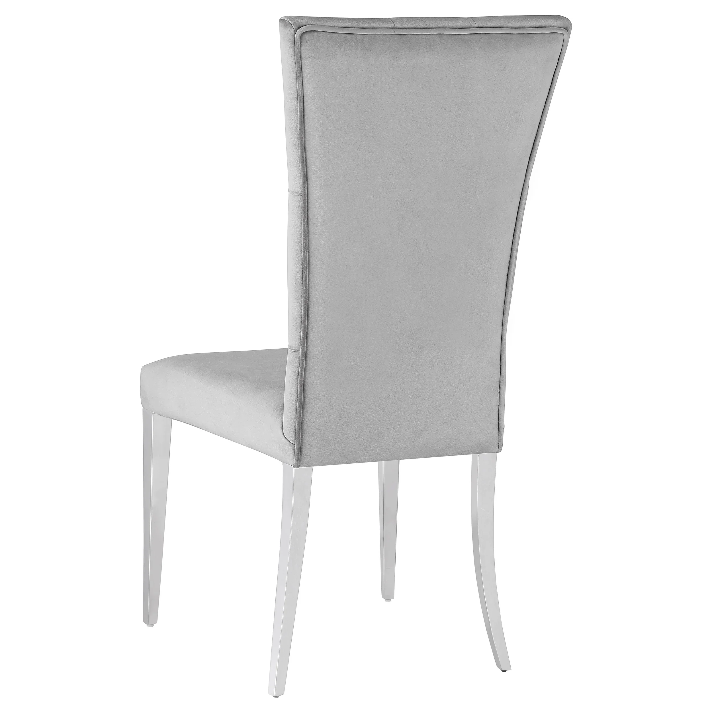 Kerwin 5-Piece Dining Set with Grey Velvet Chairs - Image 9
