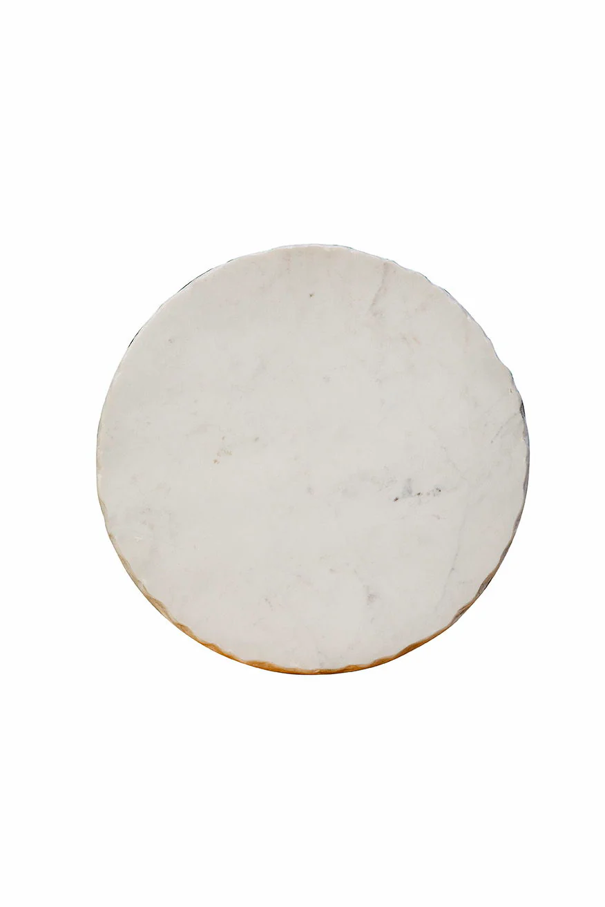 Kevin - Side Table - White / Gold - Image 6