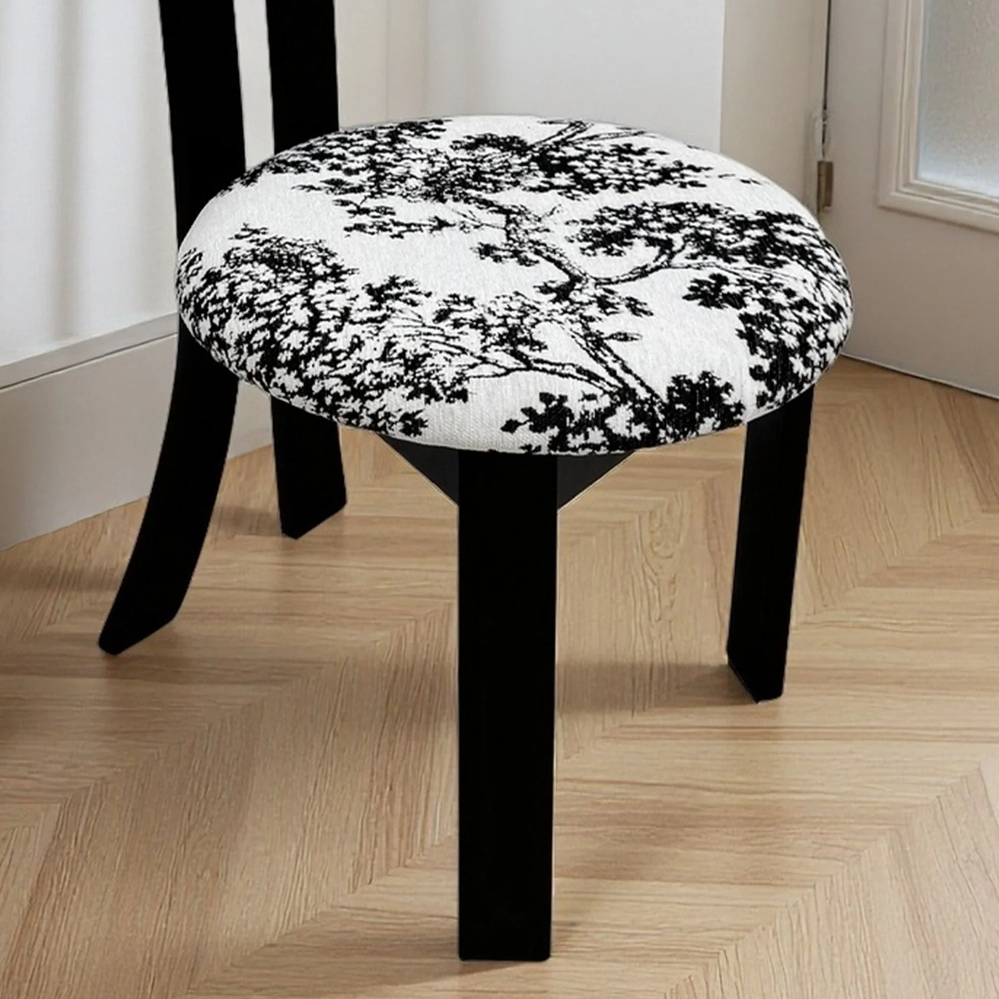 Key Design, Dining Chairs (Set of 2) - White / Black - Image 7