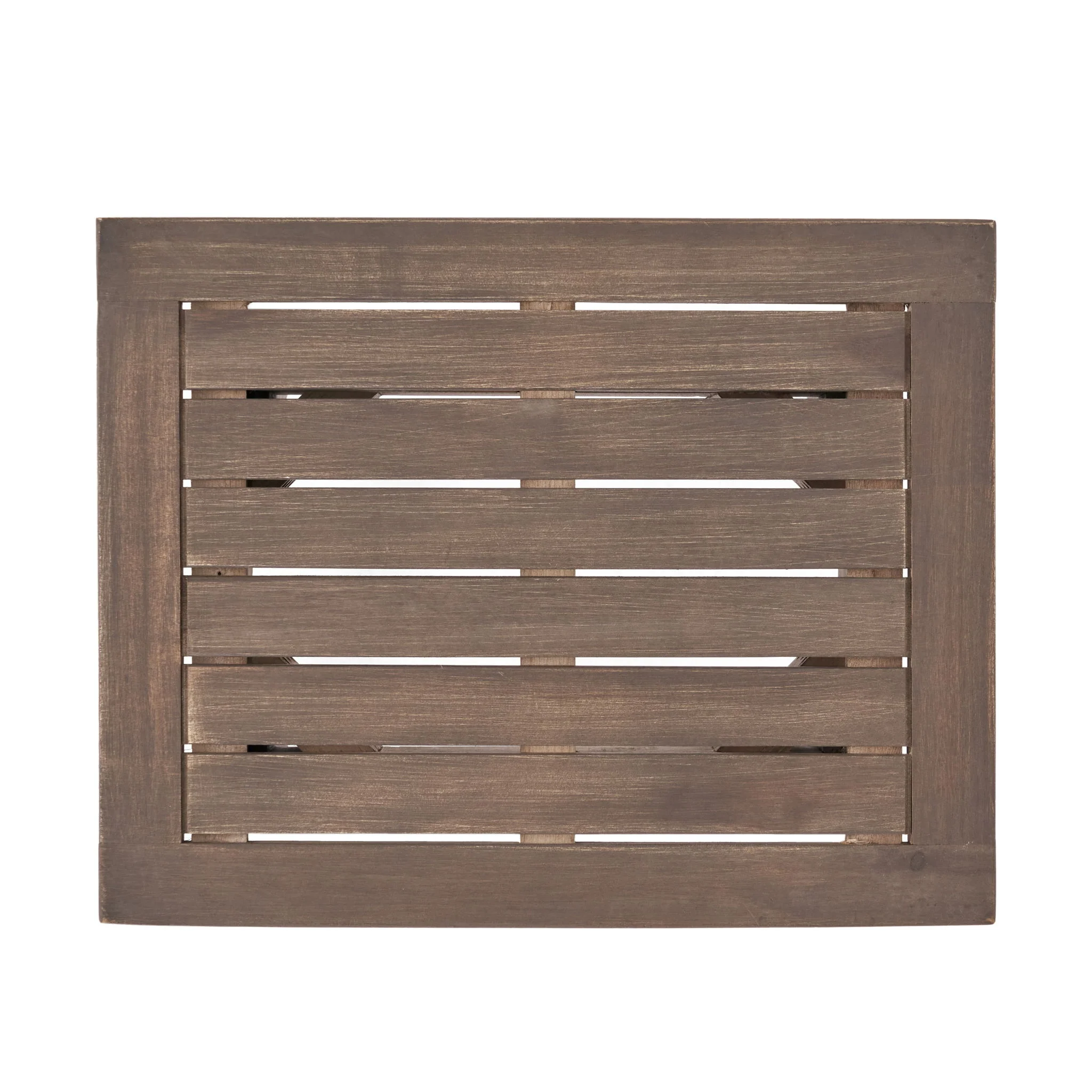 Kinesis - Outdoor Side Table With Slatted Top And Wood Frame - Image 11