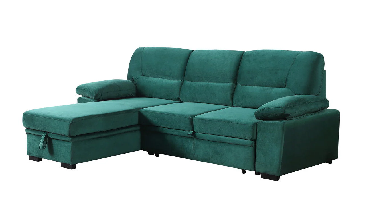 Kipling - Reversible Sleeper Sectional Sofa Chaise - Image 5