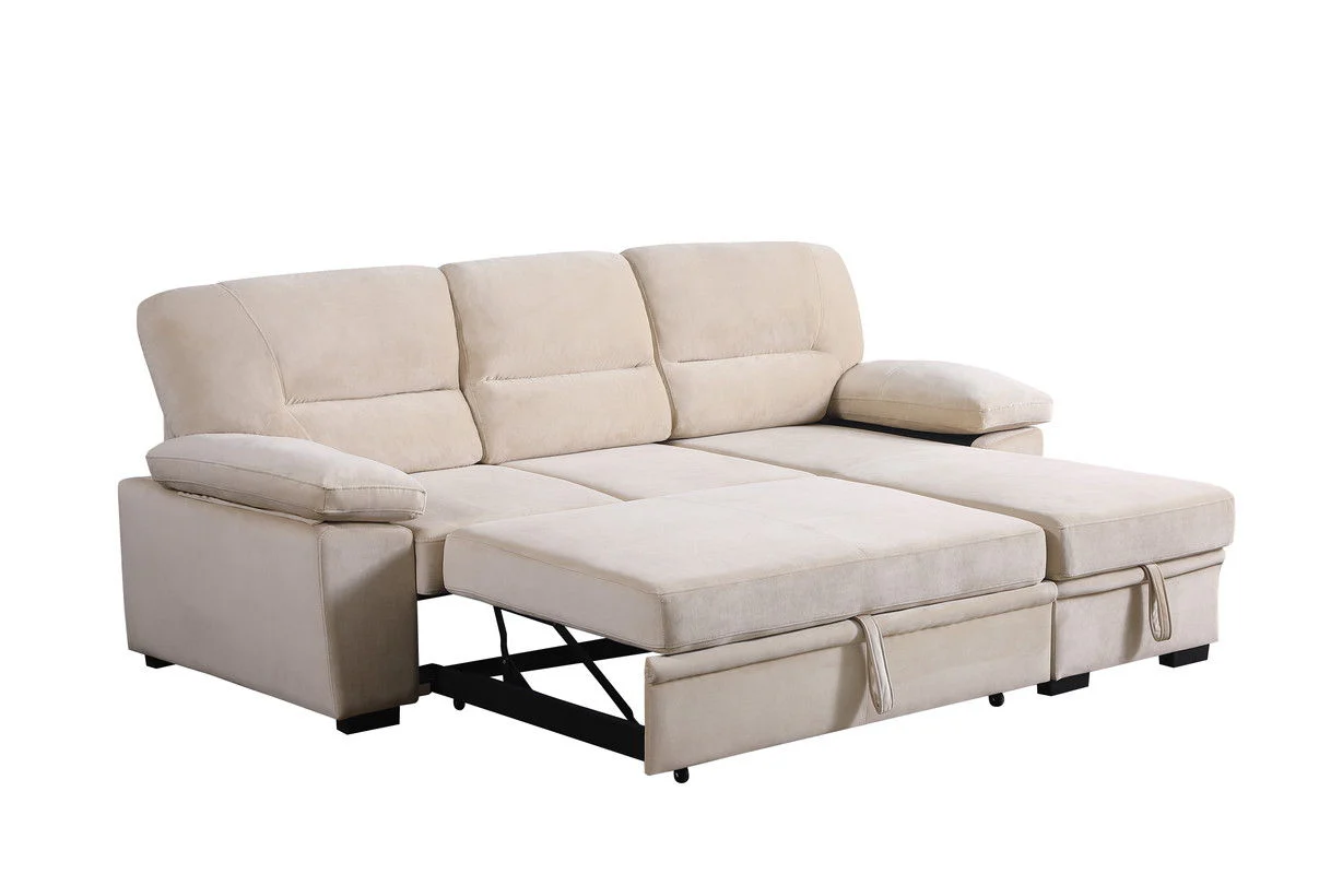 Kipling - Reversible Sleeper Sectional Sofa Chaise - Image 6