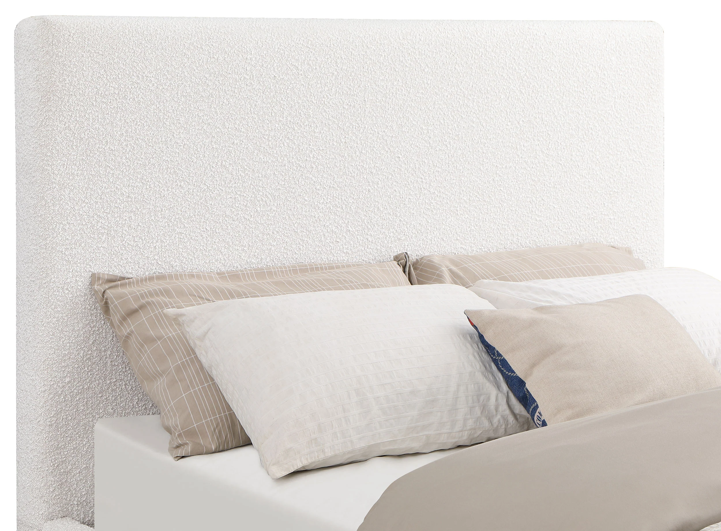 Knox Upholstered Eastern King Panel Bed - Cream - Image 7