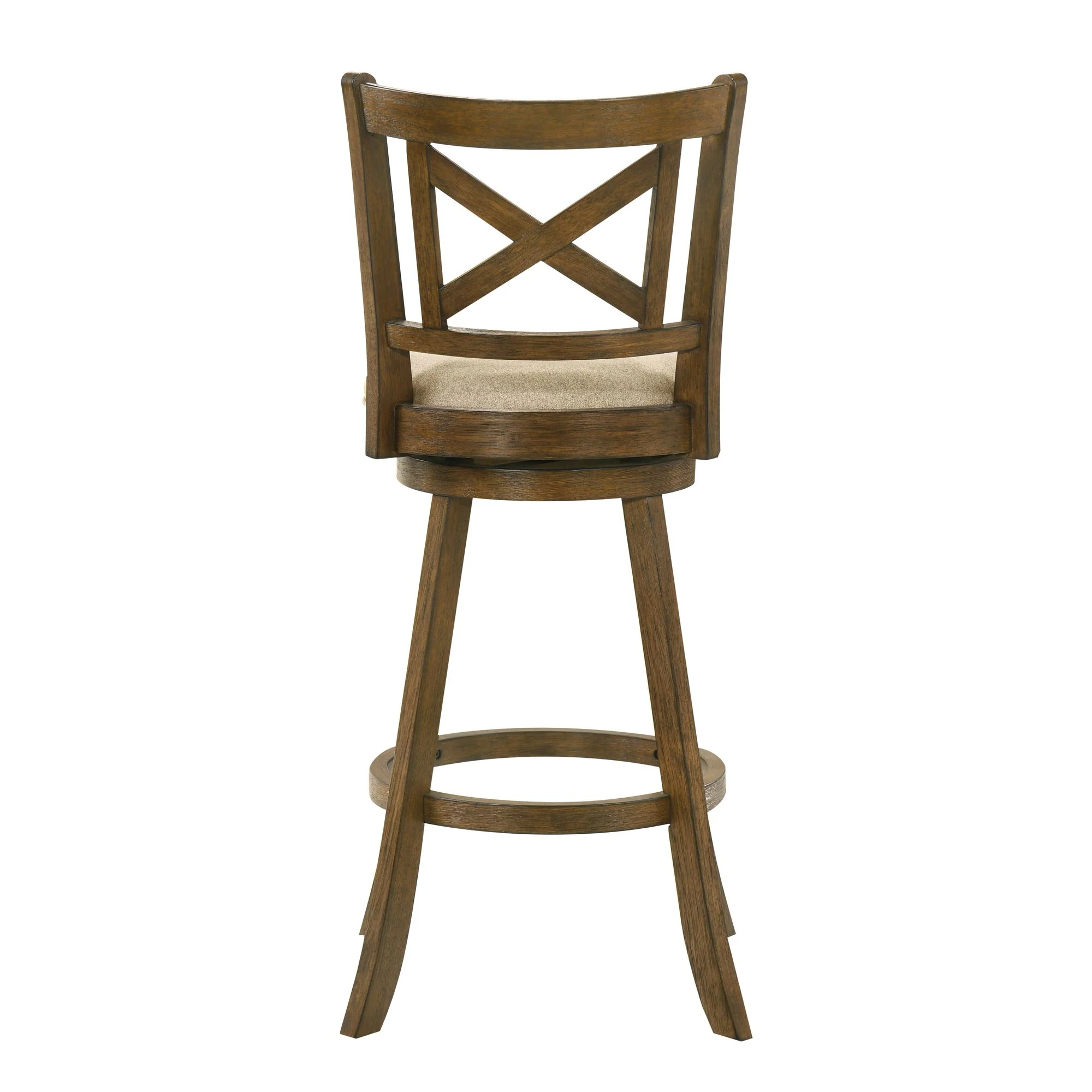 Kodi - Modern Farmhouse Swivel Wood Bar Height Kitchen Bar Stool - Image 17