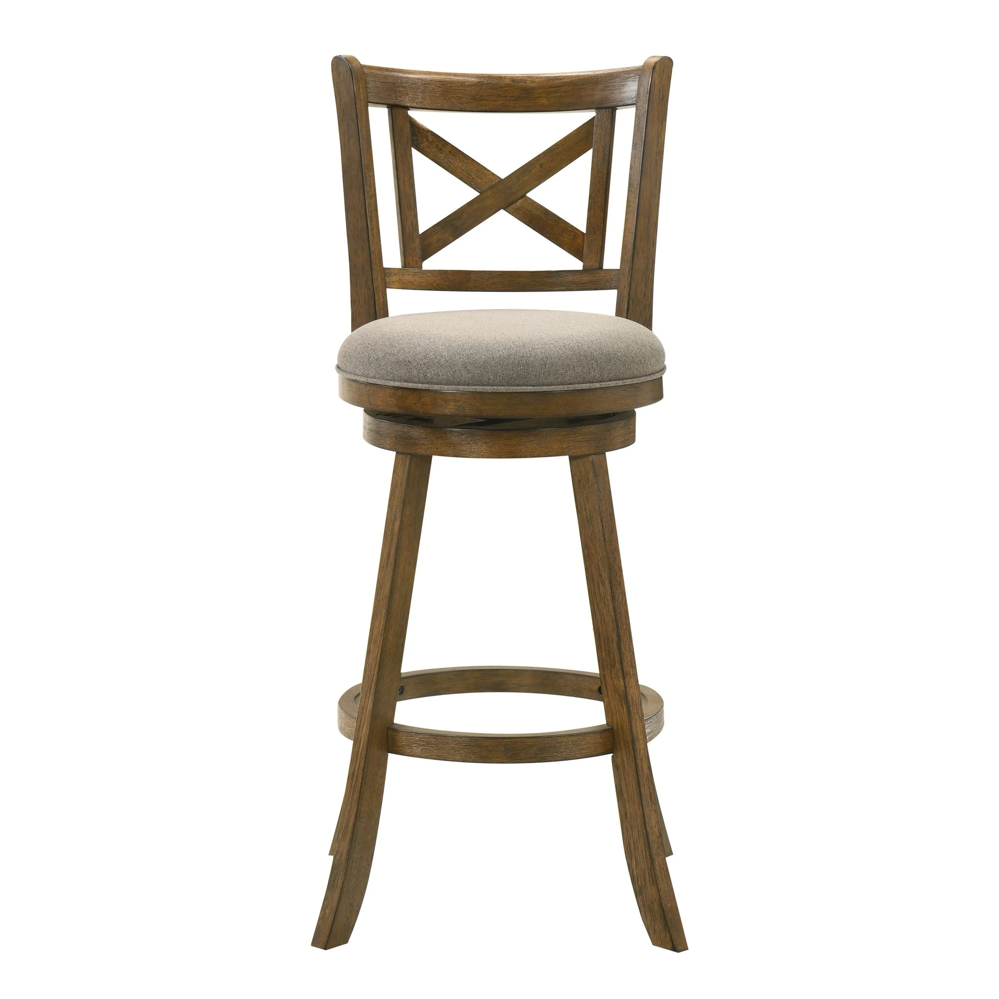 Kodi - Modern Farmhouse Swivel Wood Bar Height Kitchen Bar Stool - Image 18