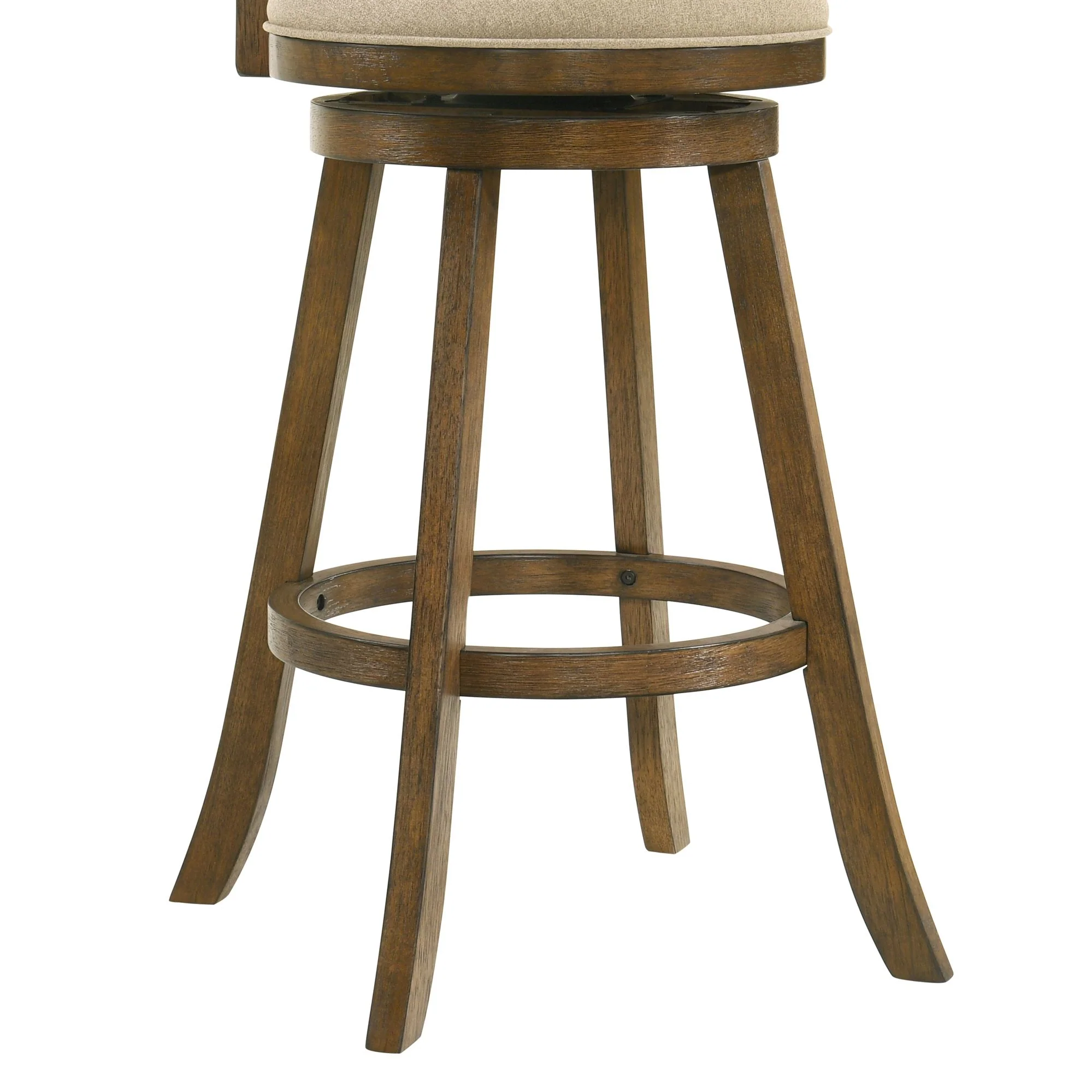 Kodi - Modern Farmhouse Swivel Wood Bar Height Kitchen Bar Stool - Image 21
