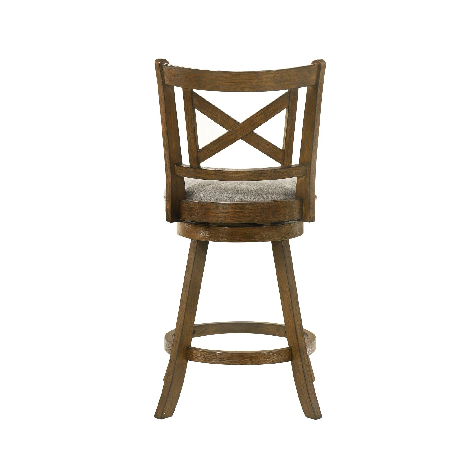 Kodi - Modern Farmhouse Swivel Wood Counter Height Kitchen Bar Stool - Image 15