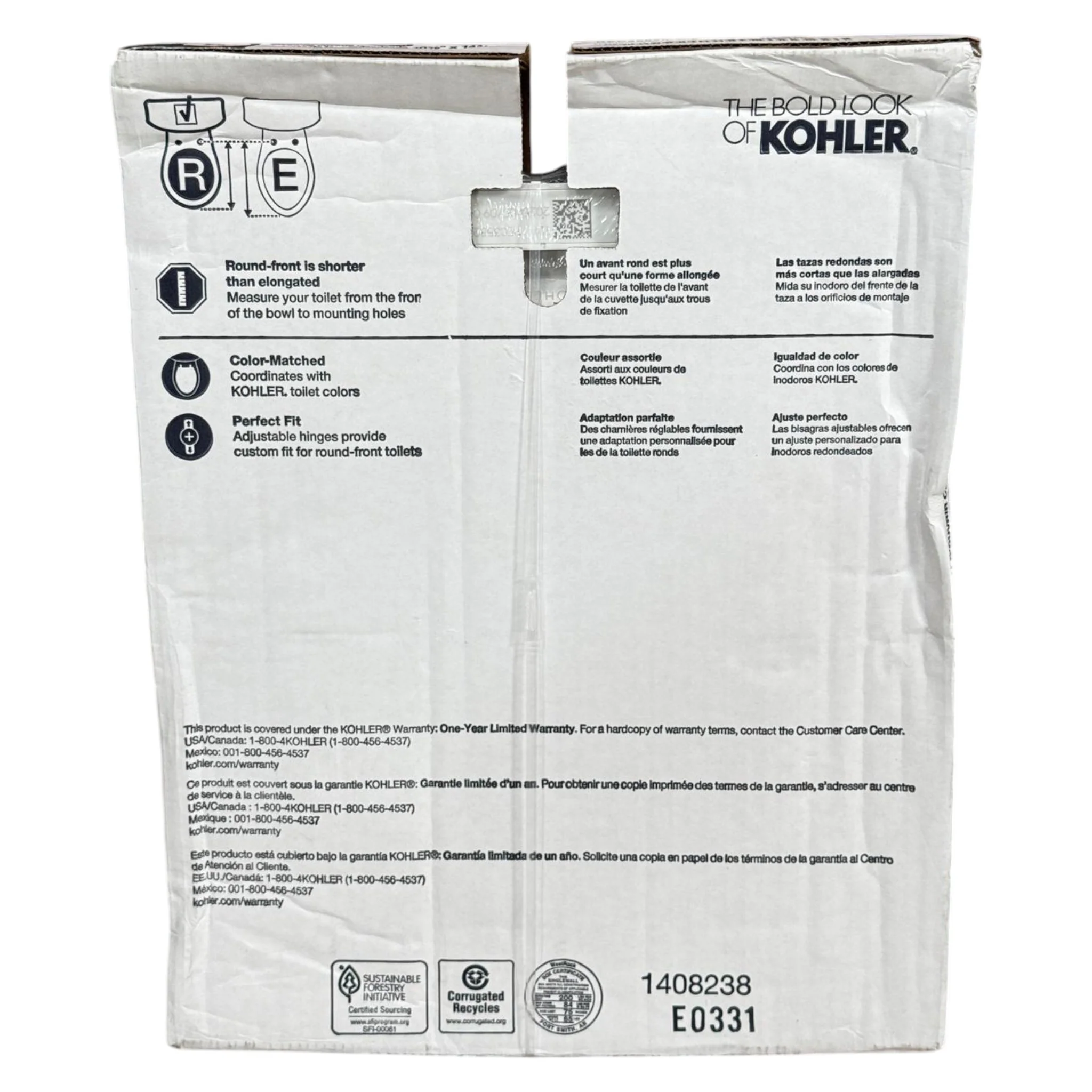 Kohler Layne Quick Release Toilet Seat - Image 2