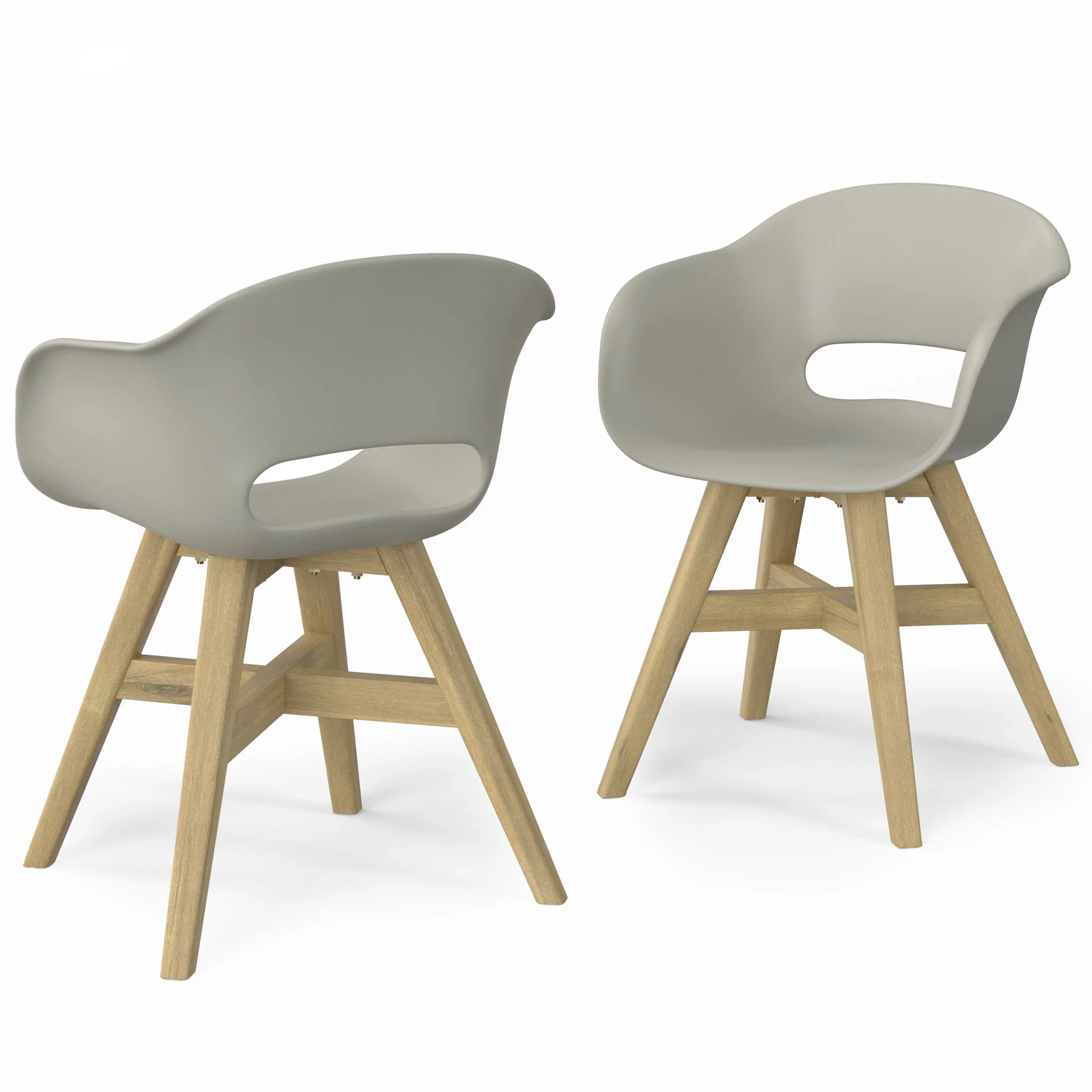 Kona - Outdoor Dining Chair In Plastic (Set of 2) - Image 2