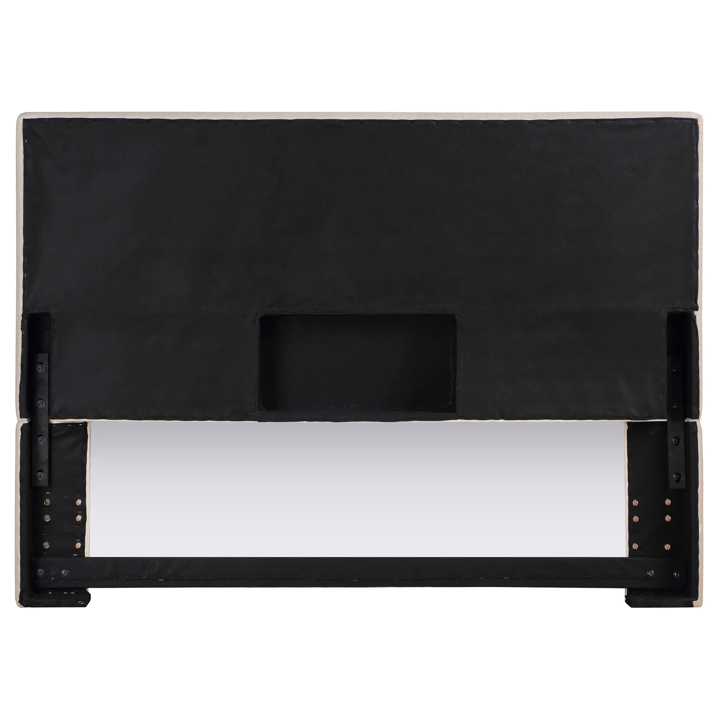 Kosmo Upholstered King Panel Headboard in Sand - Image 3