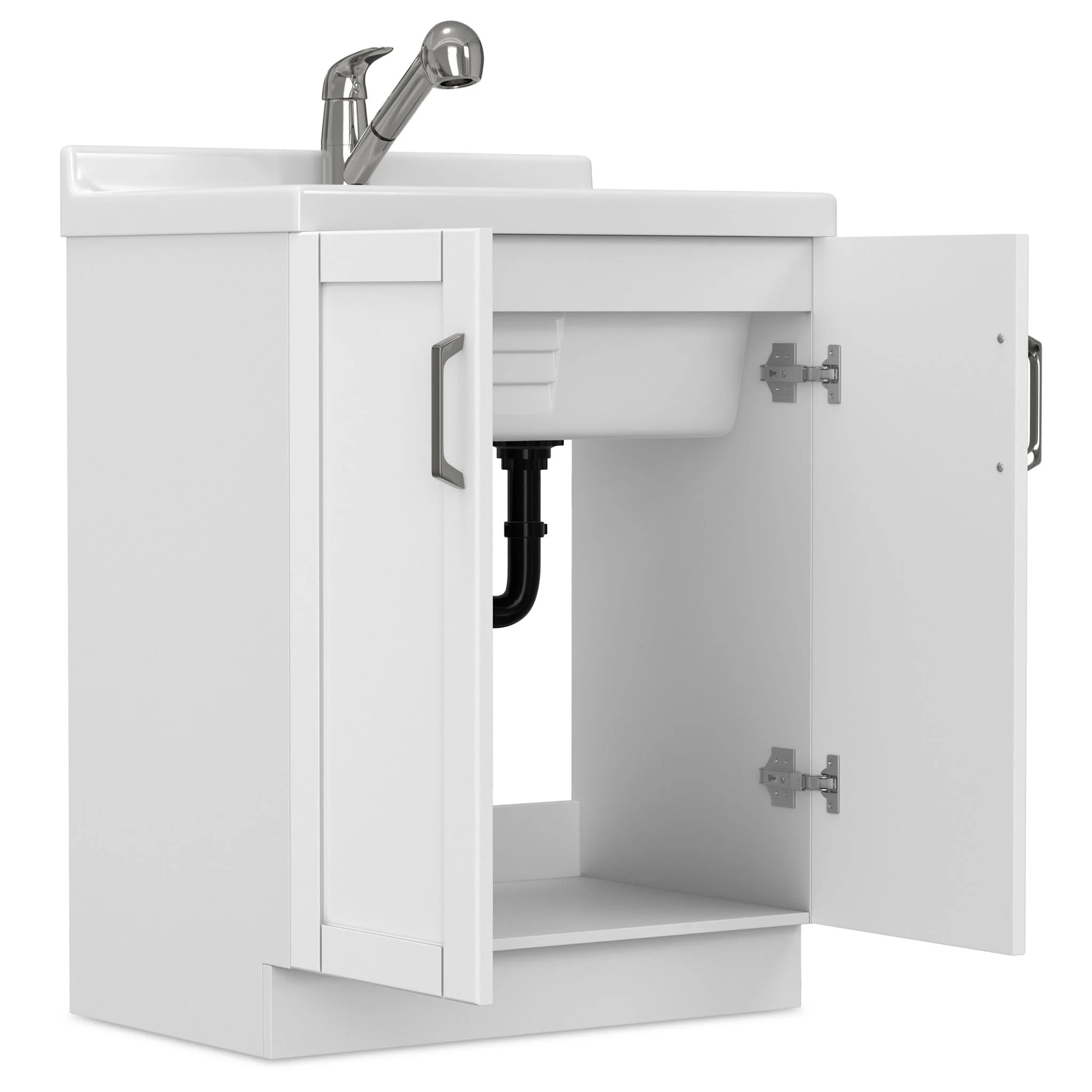 Kyle - Laundry Cabinet & Faucet And Stainless Steel Sink - Image 22