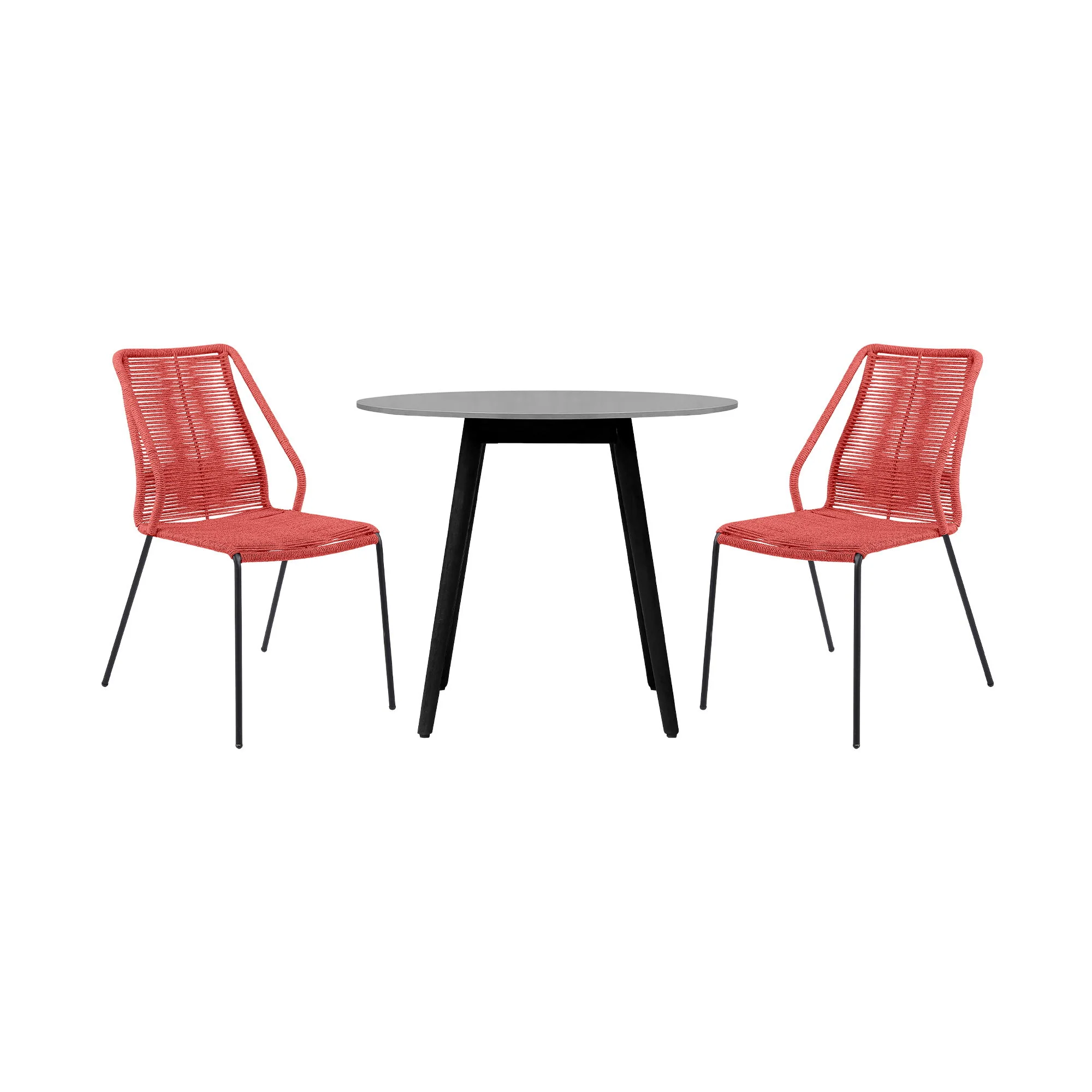 Kylie And Clip - 3 Piece Outdoor Patio Dining Set - Image 4