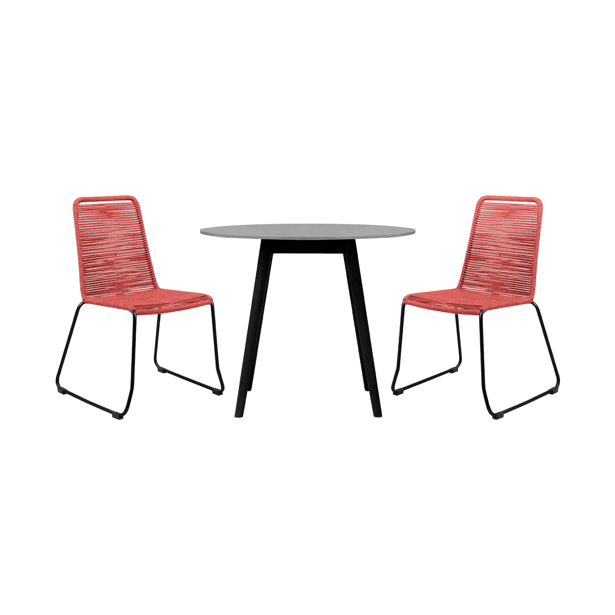 Kylie And Shasta - 3 Piece Outdoor Patio Dining Set - Image 4