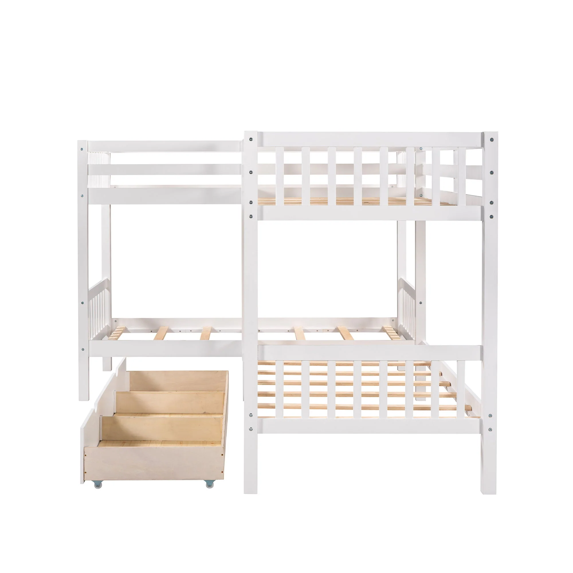 L Shaped Bunk Bed With Drawers - Image 7