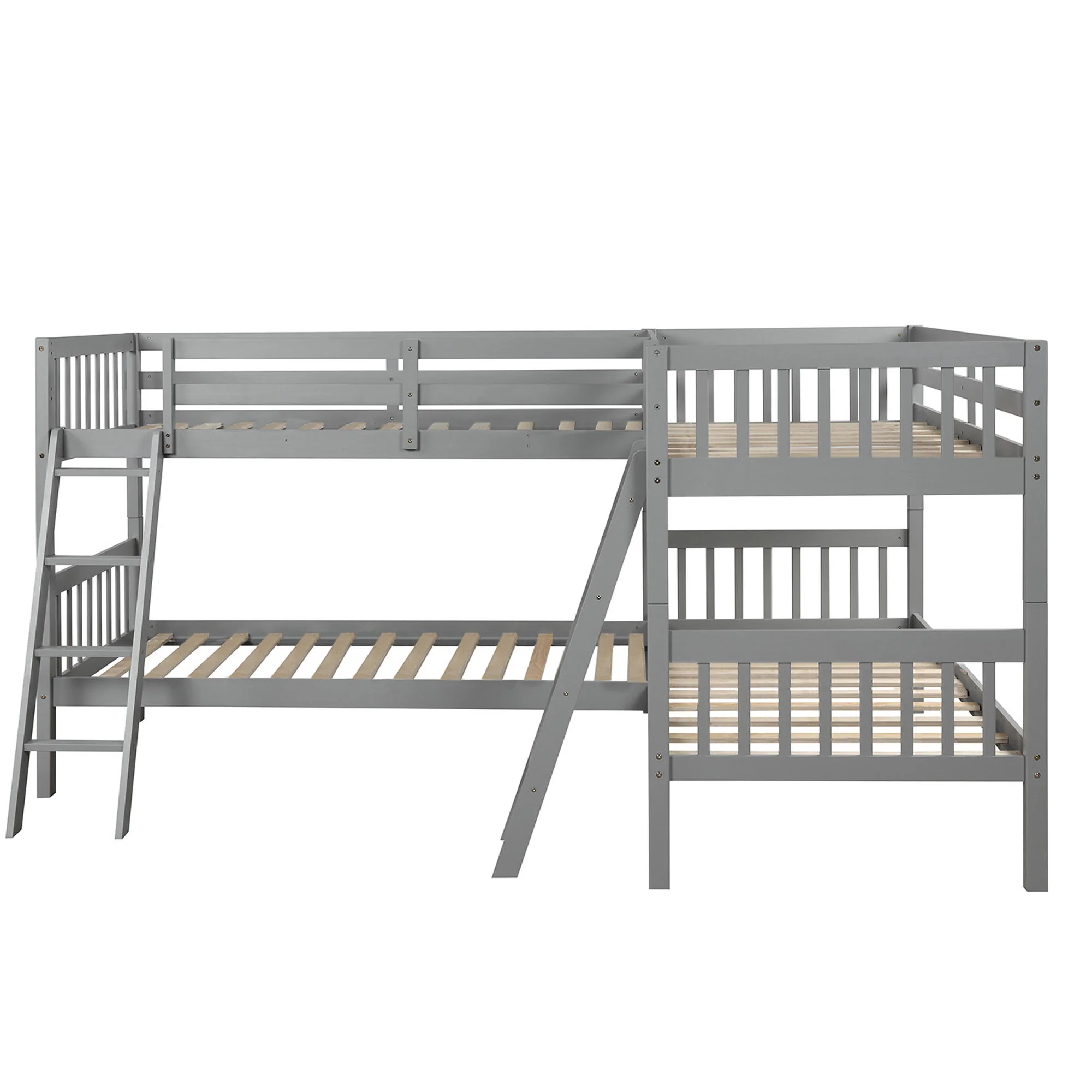 L Shaped Bunk Bed With Ladder - Image 10